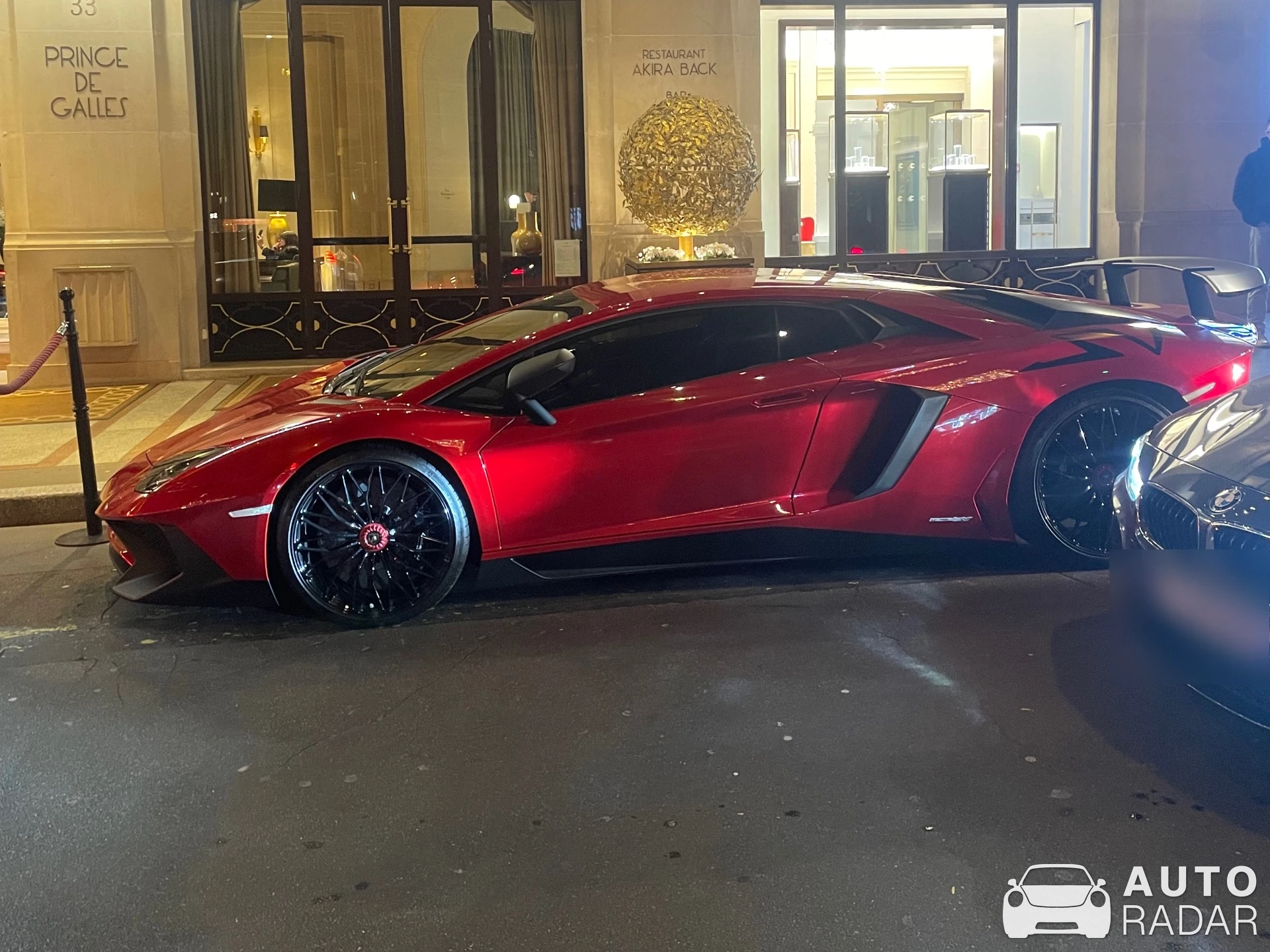 Lamborghini Aventador LP750-4 SuperVeloce Roadster spotted in Paris, France