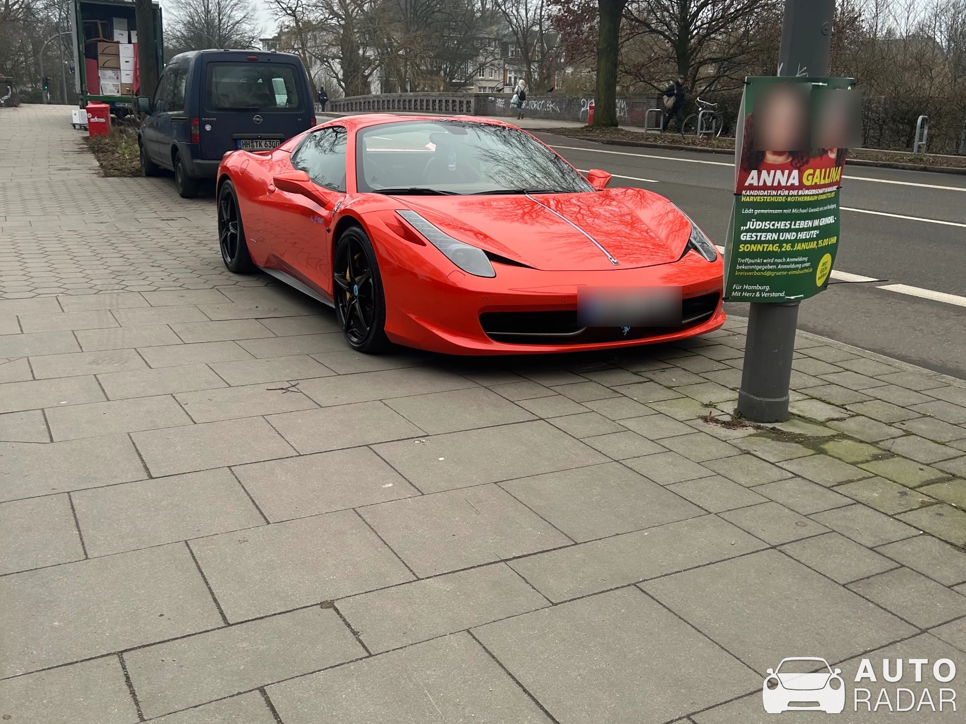 Ferrari 458 Spider spotted in Hamburg, Germany