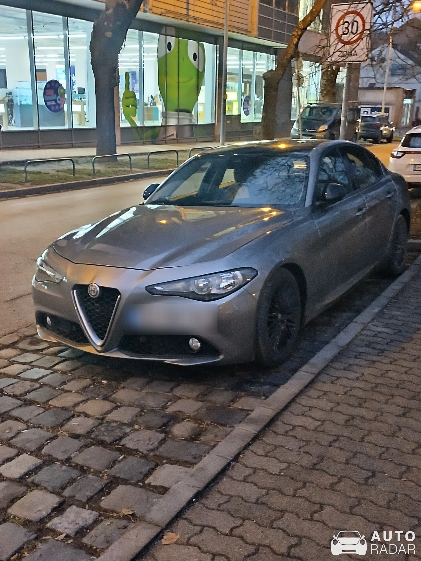 Alfa Romeo Giulia spotted in Budapest, Hungary