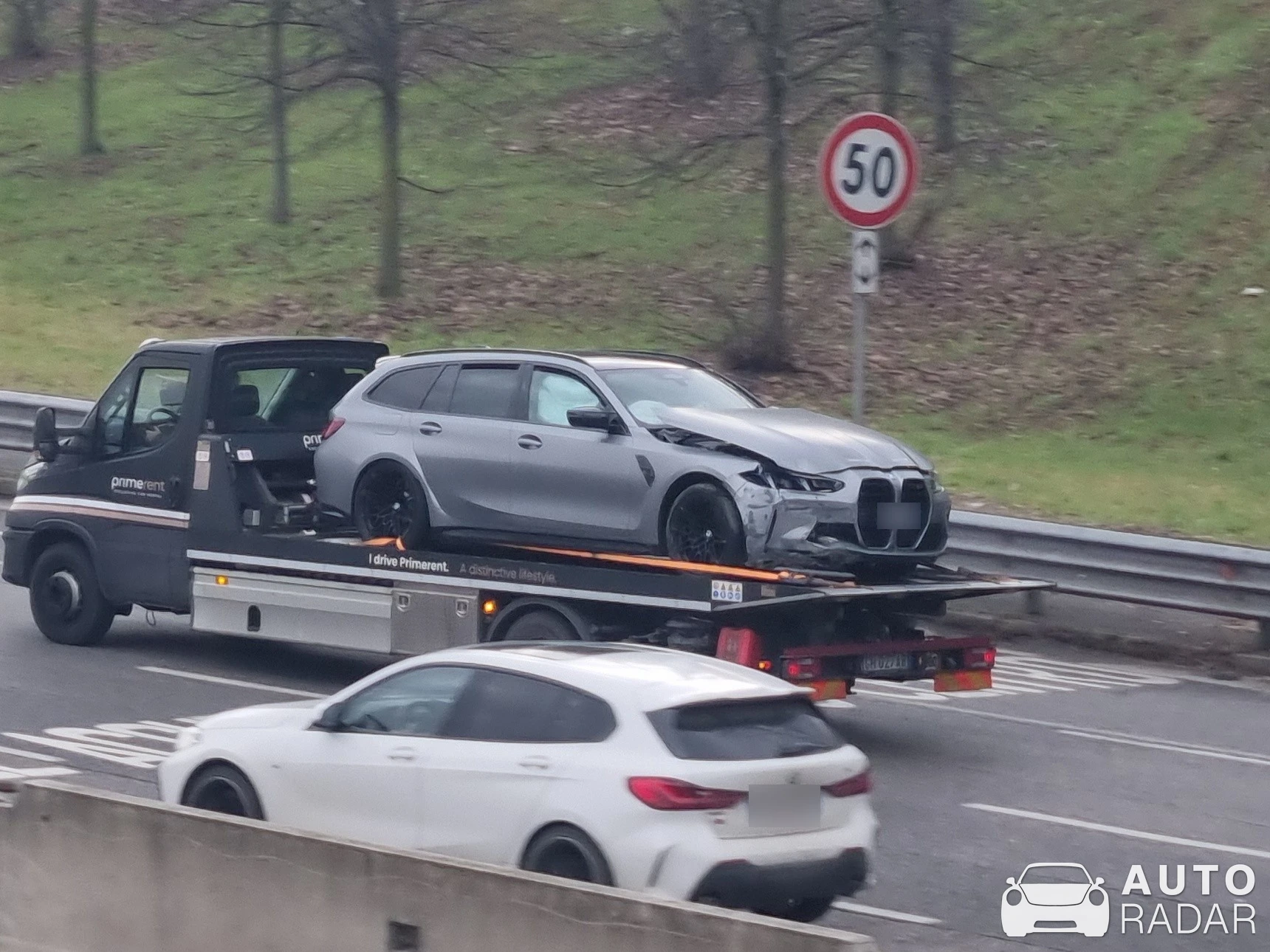 BMW M3 G81 Touring Competition spotted in Milano, Italy