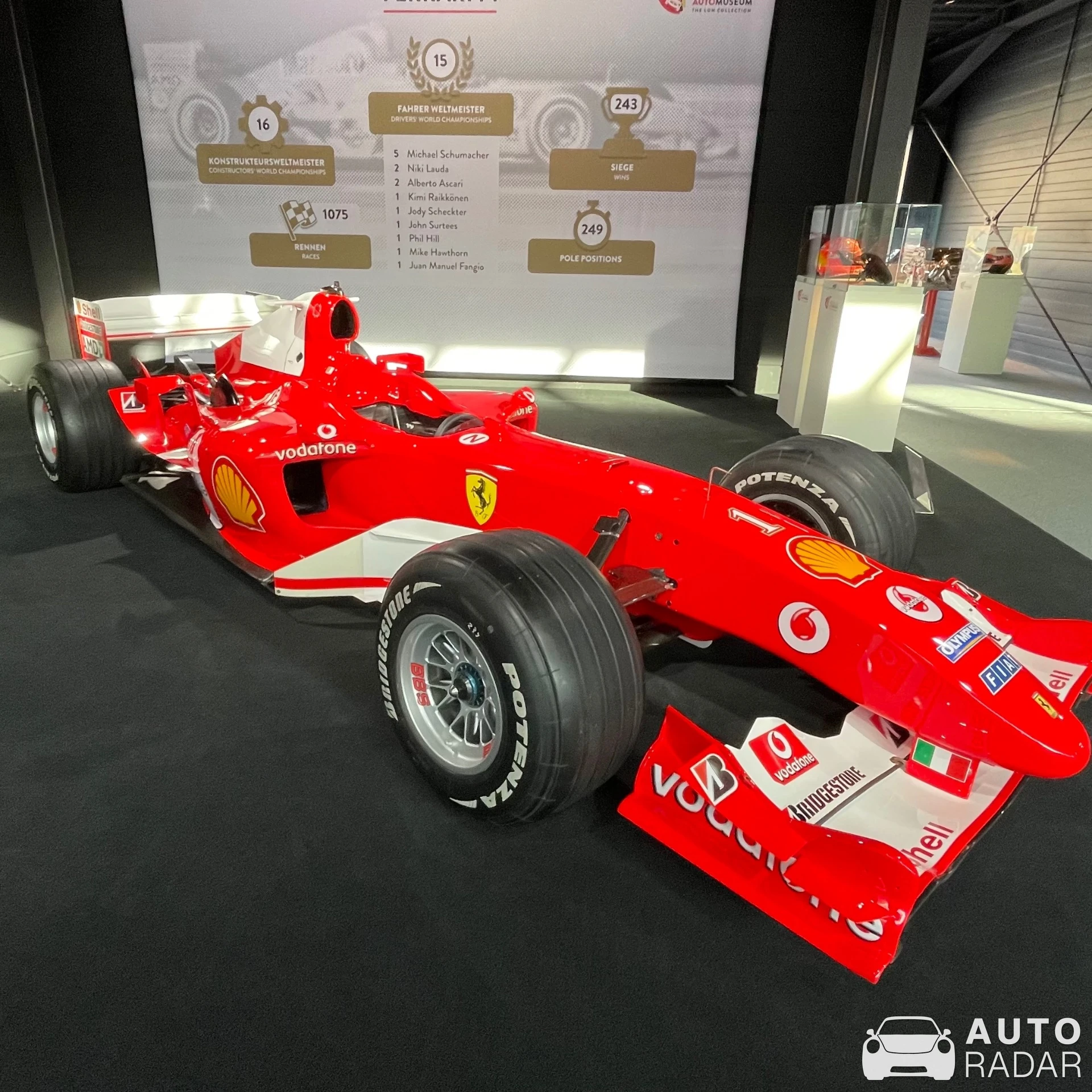 Ferrari F2002 spotted in Dietzhölztal, Deutschland
