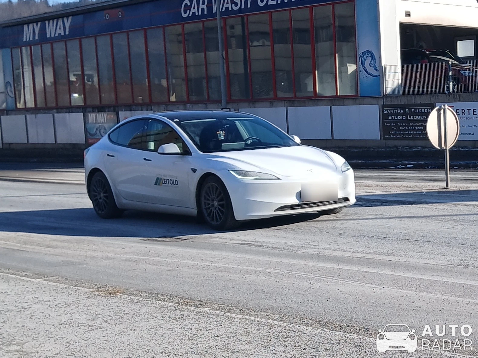 Tesla Model 3 Performance spotted in Leoben, Austria