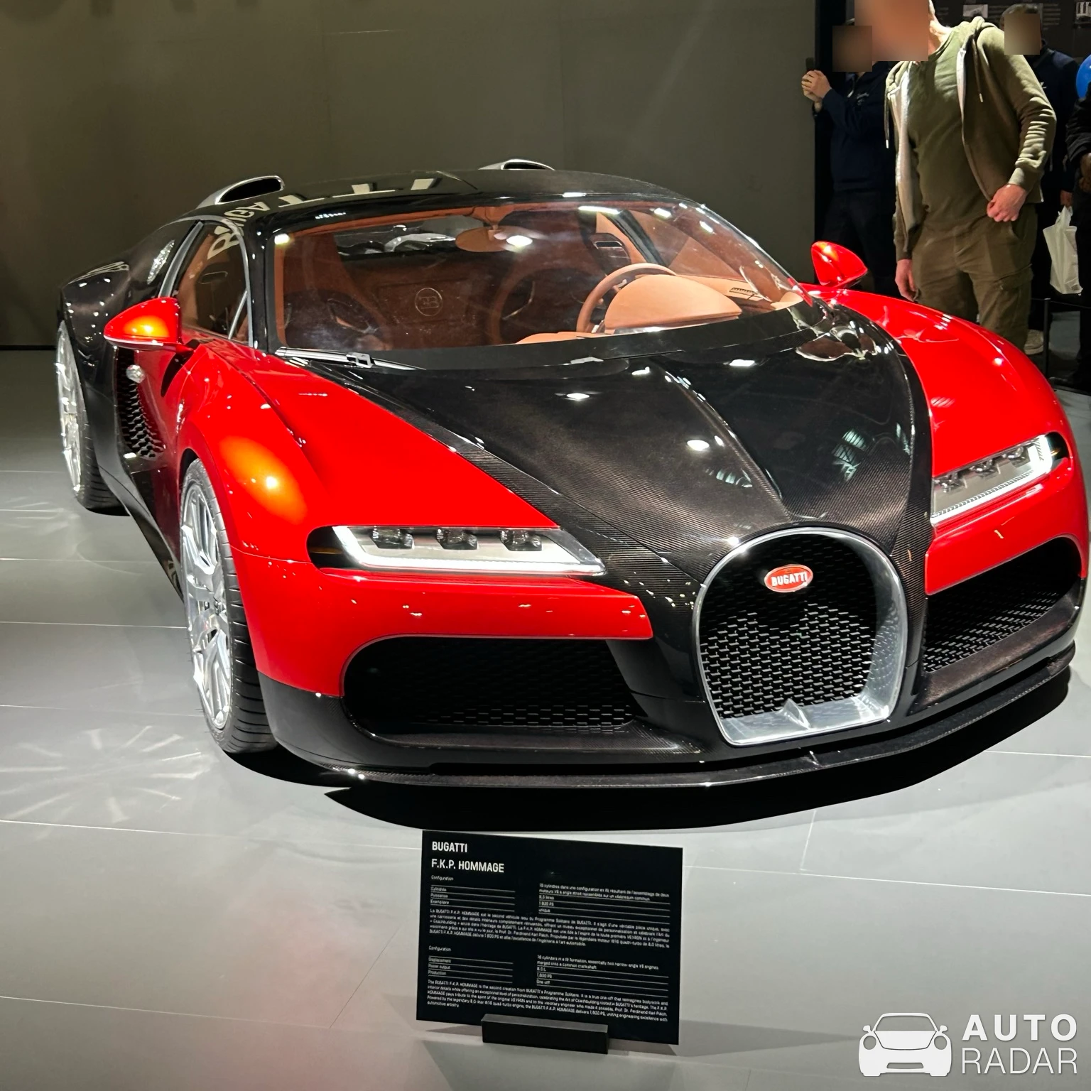 Bugatti F.K.P. Hommage spotted in Paris