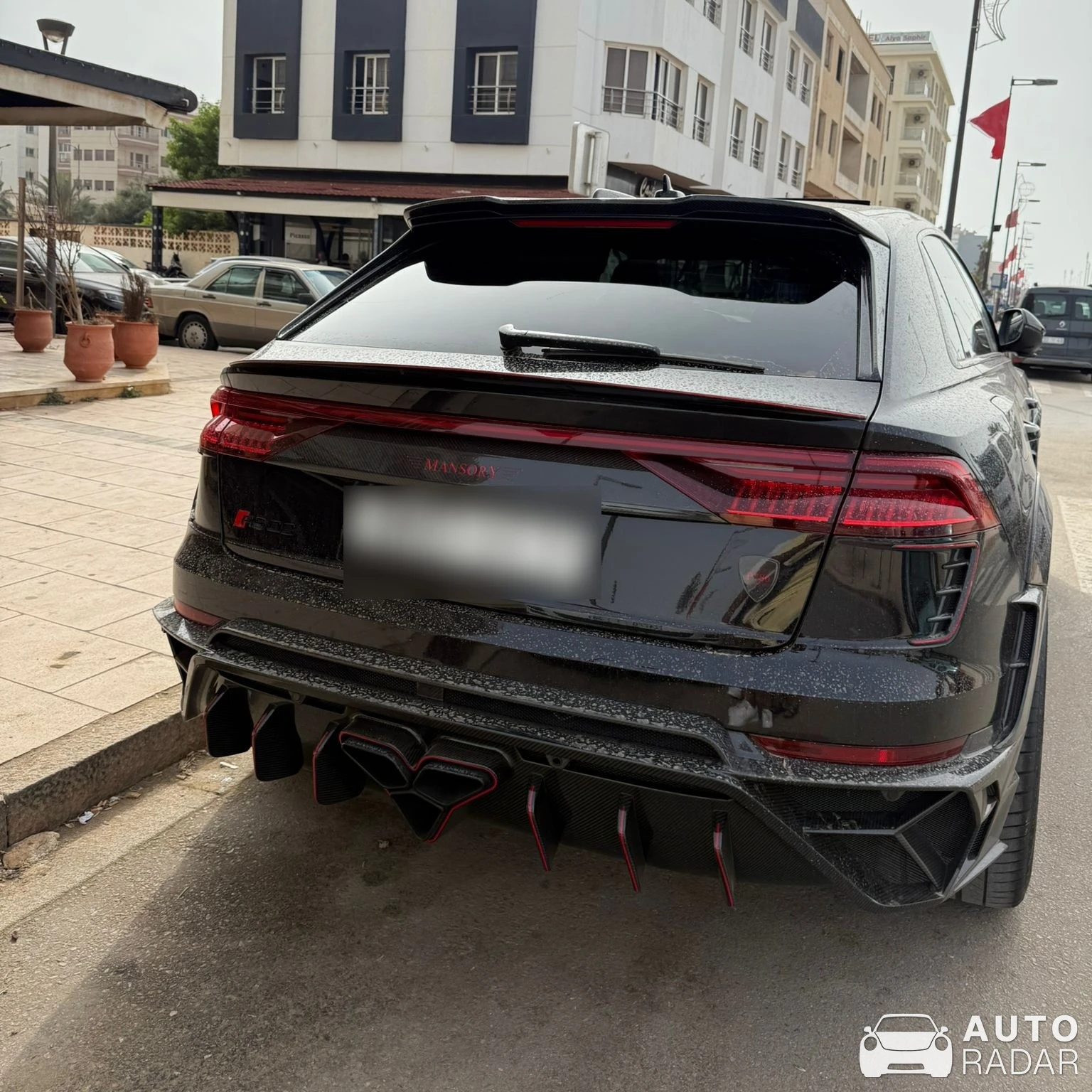 Audi RS Q8 Mansory spotted in Saidia