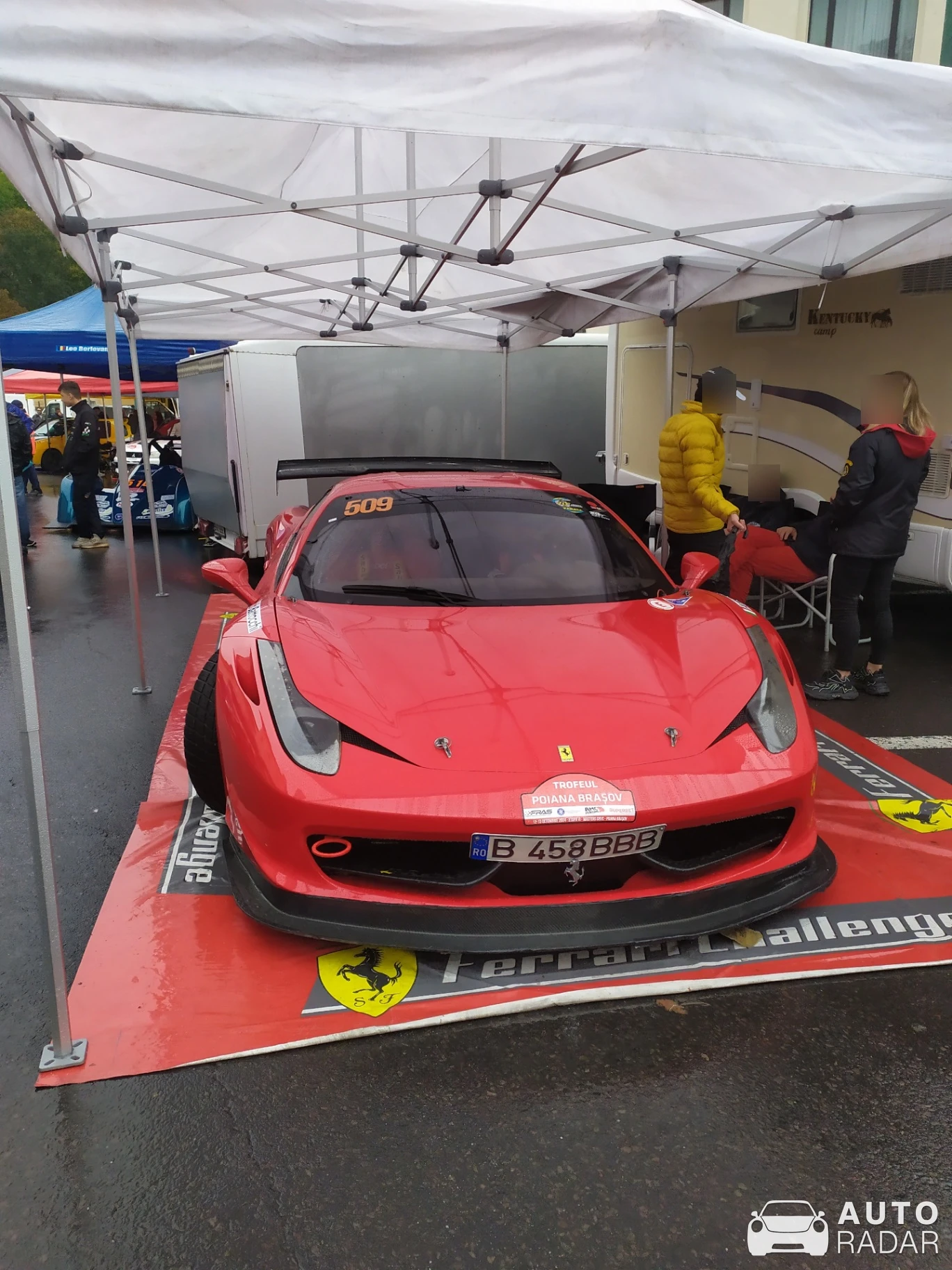 Ferrari 458 Italia GT3 spotted in Brașov, Romania