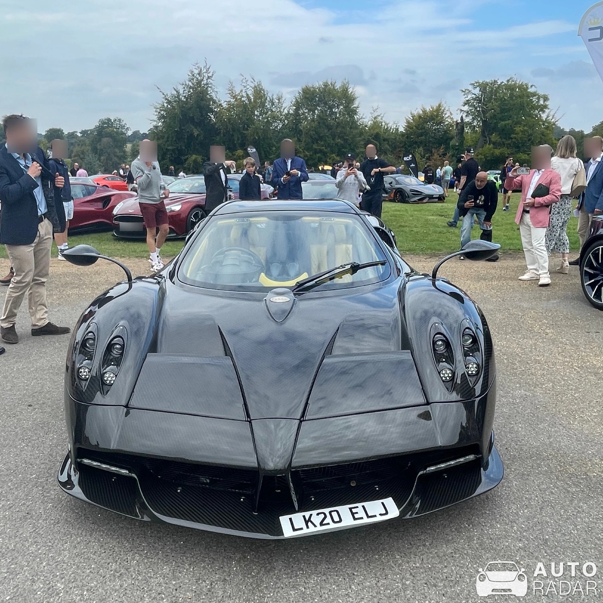 Pagani Huayra Carbon Edition spotted