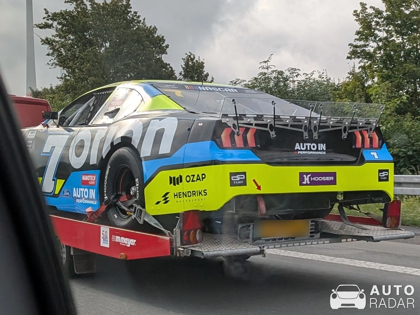 Ford Mustang NASCAR spotted in Bad Wünnenberg