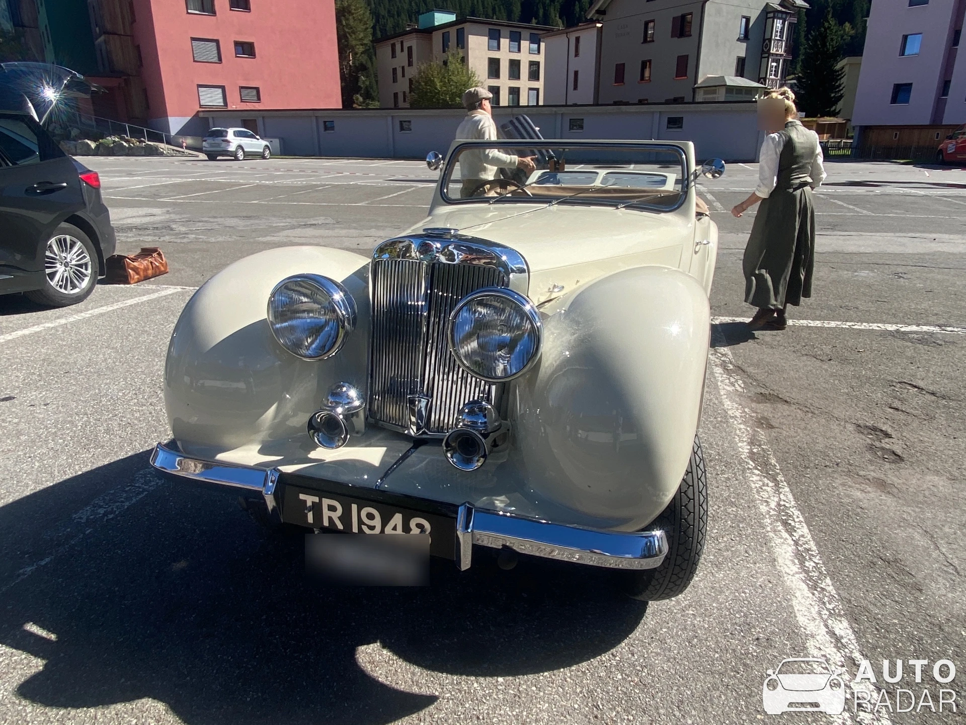Triumph 2000 Roadster spotted in Davos