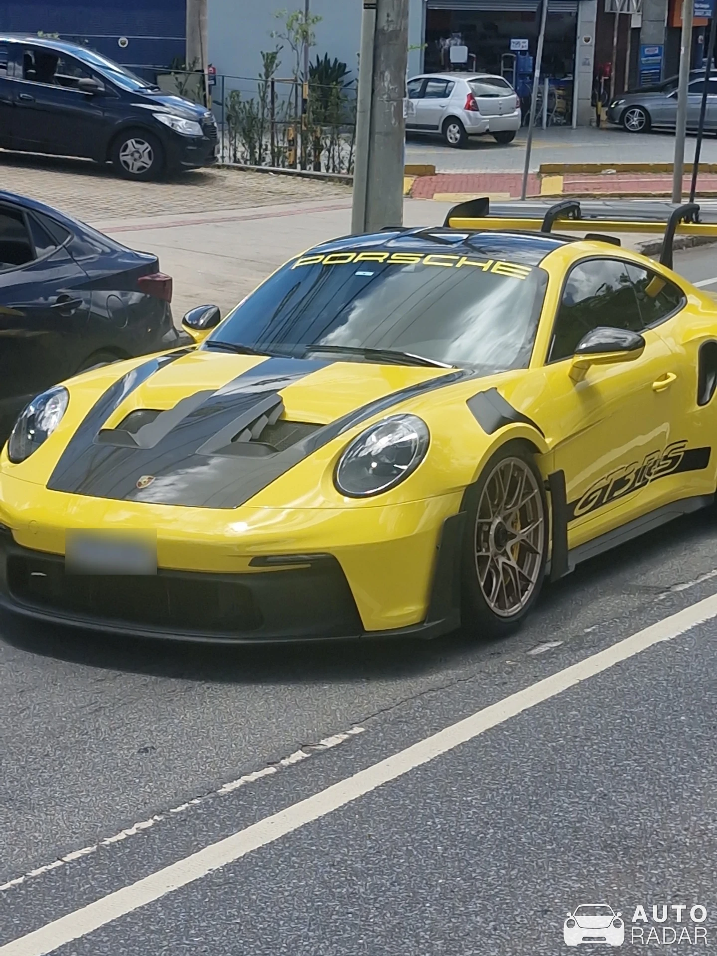 Porsche 992 GT3 RS MkI spotted in Belo Horizonte