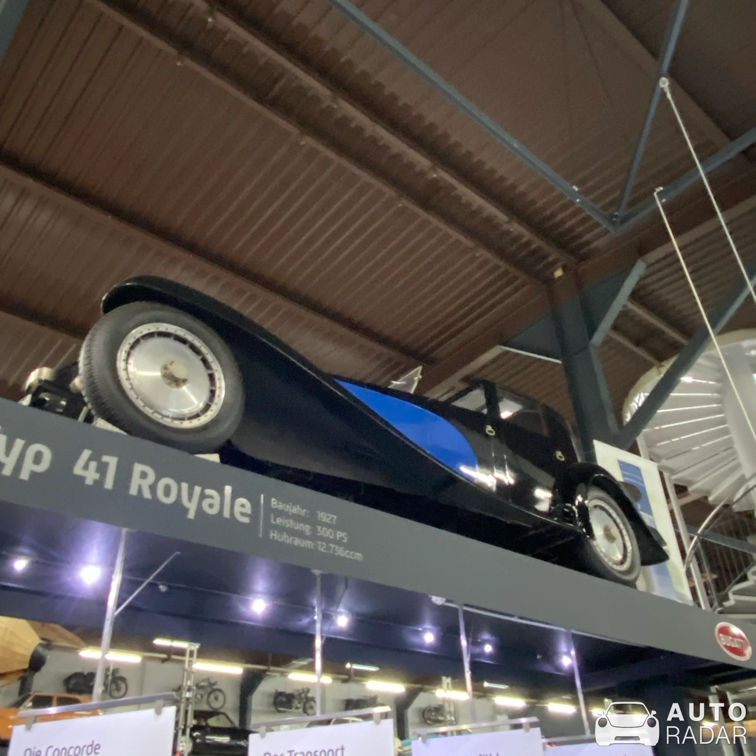 Bugatti Type 41 spotted in Sinsheim