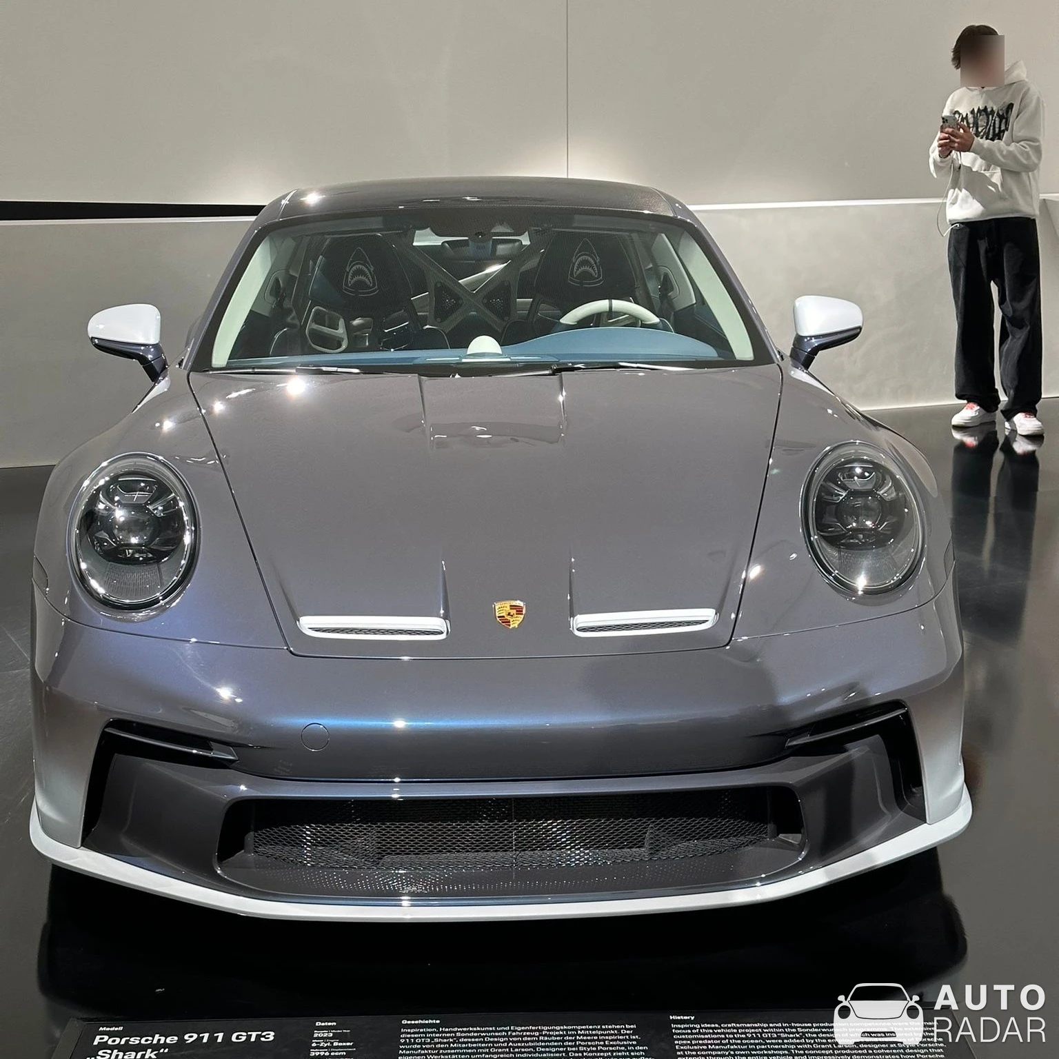 Porsche 992 GT3 Shark spotted in Stuttgart, Deutschland