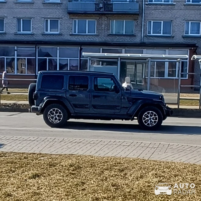 Jeep Wrangler Brute spotted in Liepāja