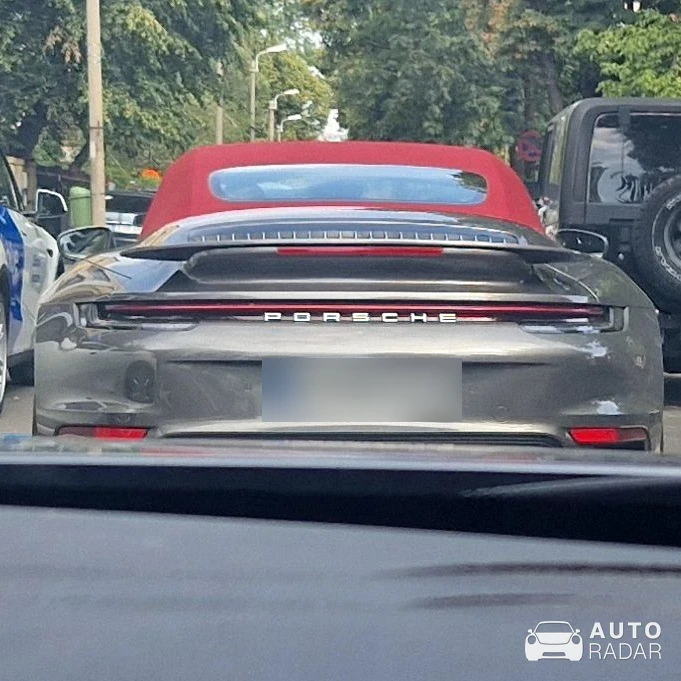 Porsche 992 Turbo S Cabriolet MkI spotted in Bucharest, Romania