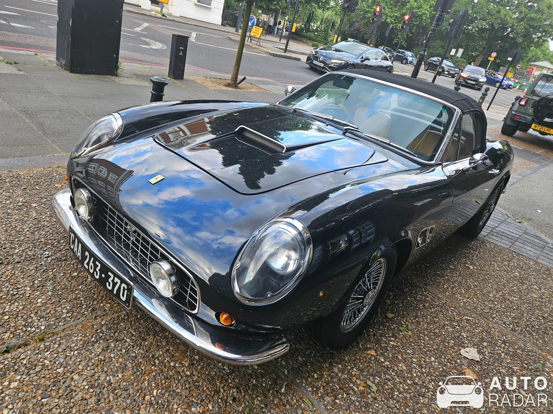 Ferrari 250 GT LWB California Spyder spotted in London