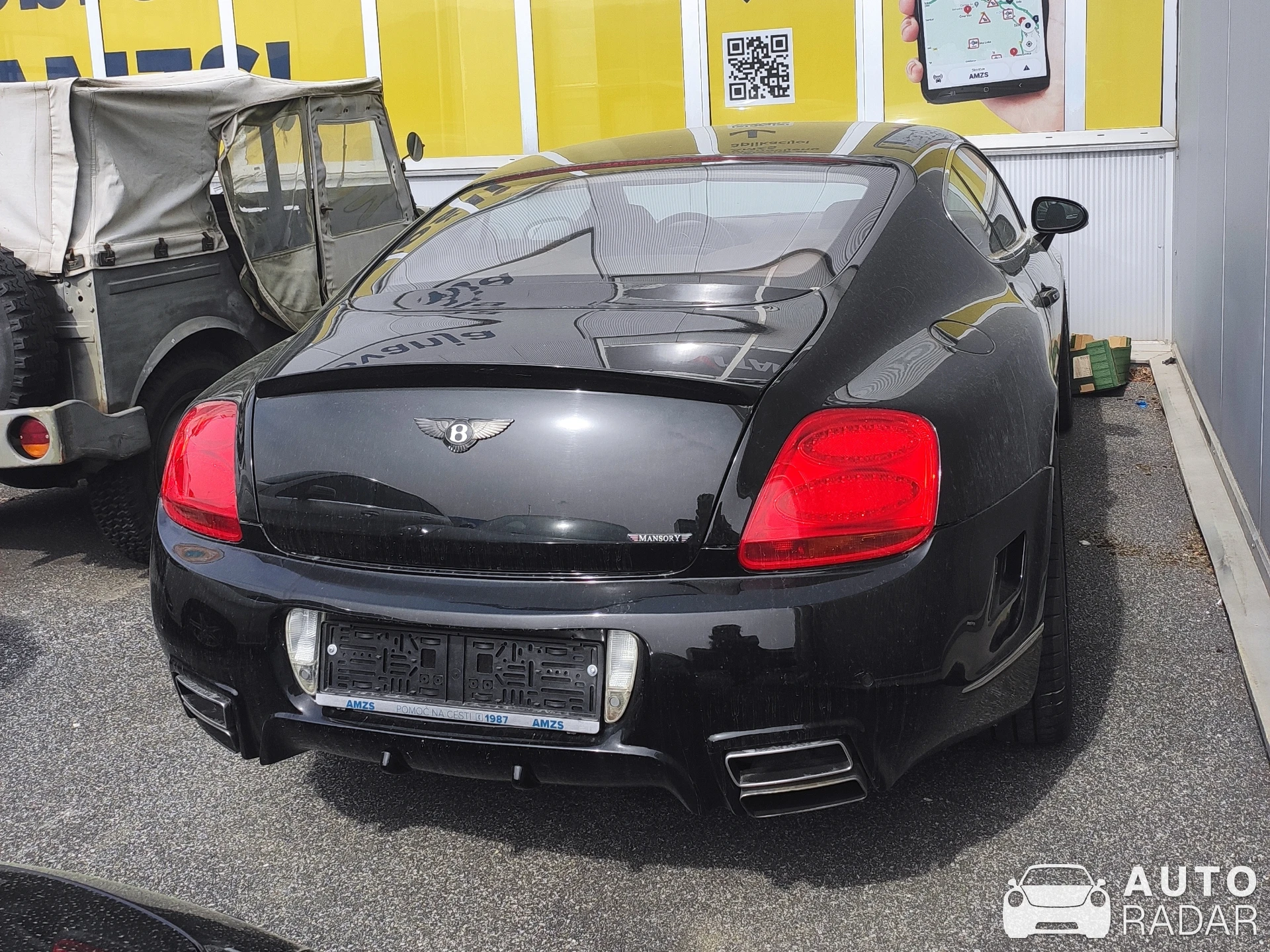 Bentley Continental GT Mansory spotted in Radovljica