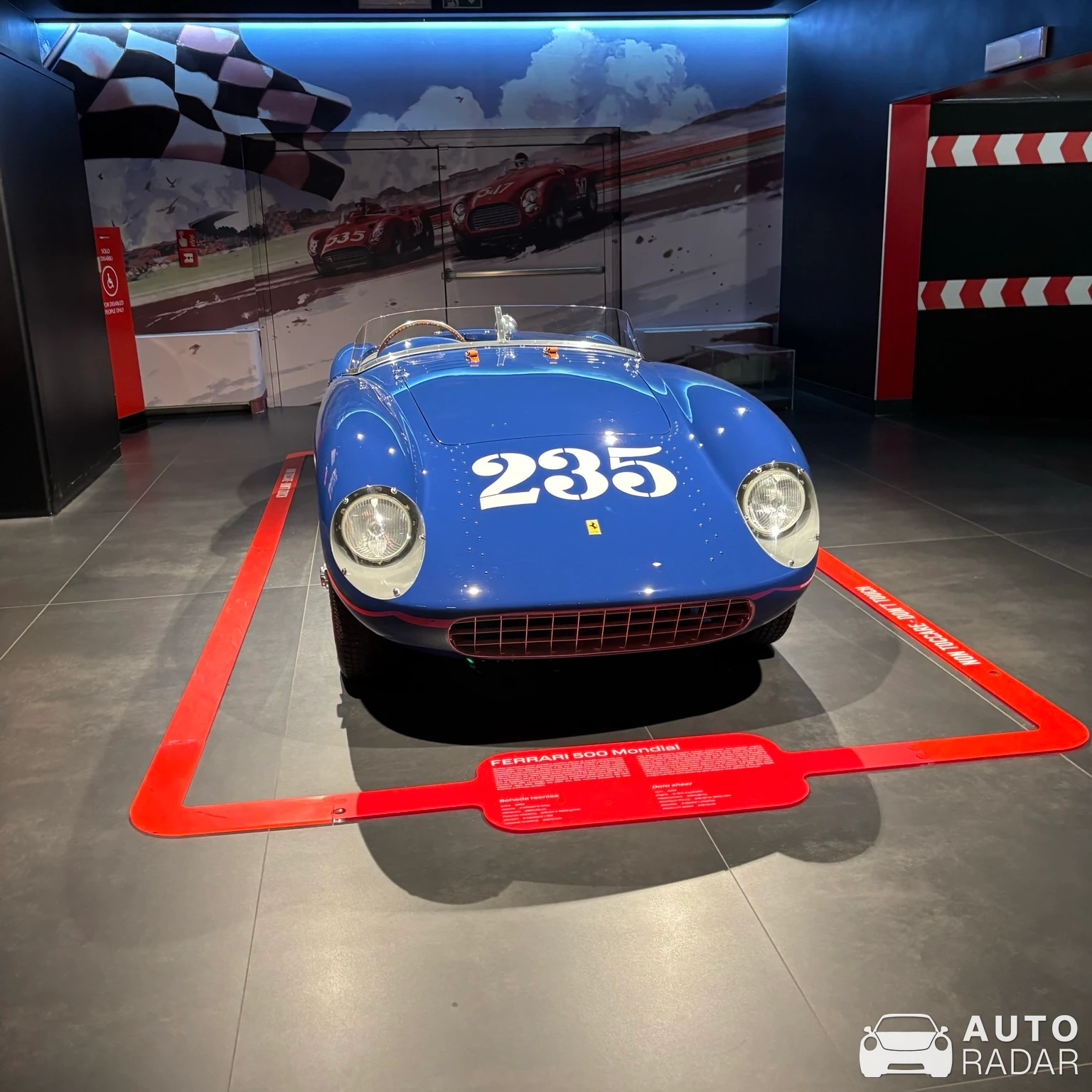 Ferrari 500 Mondial spotted in Maranello