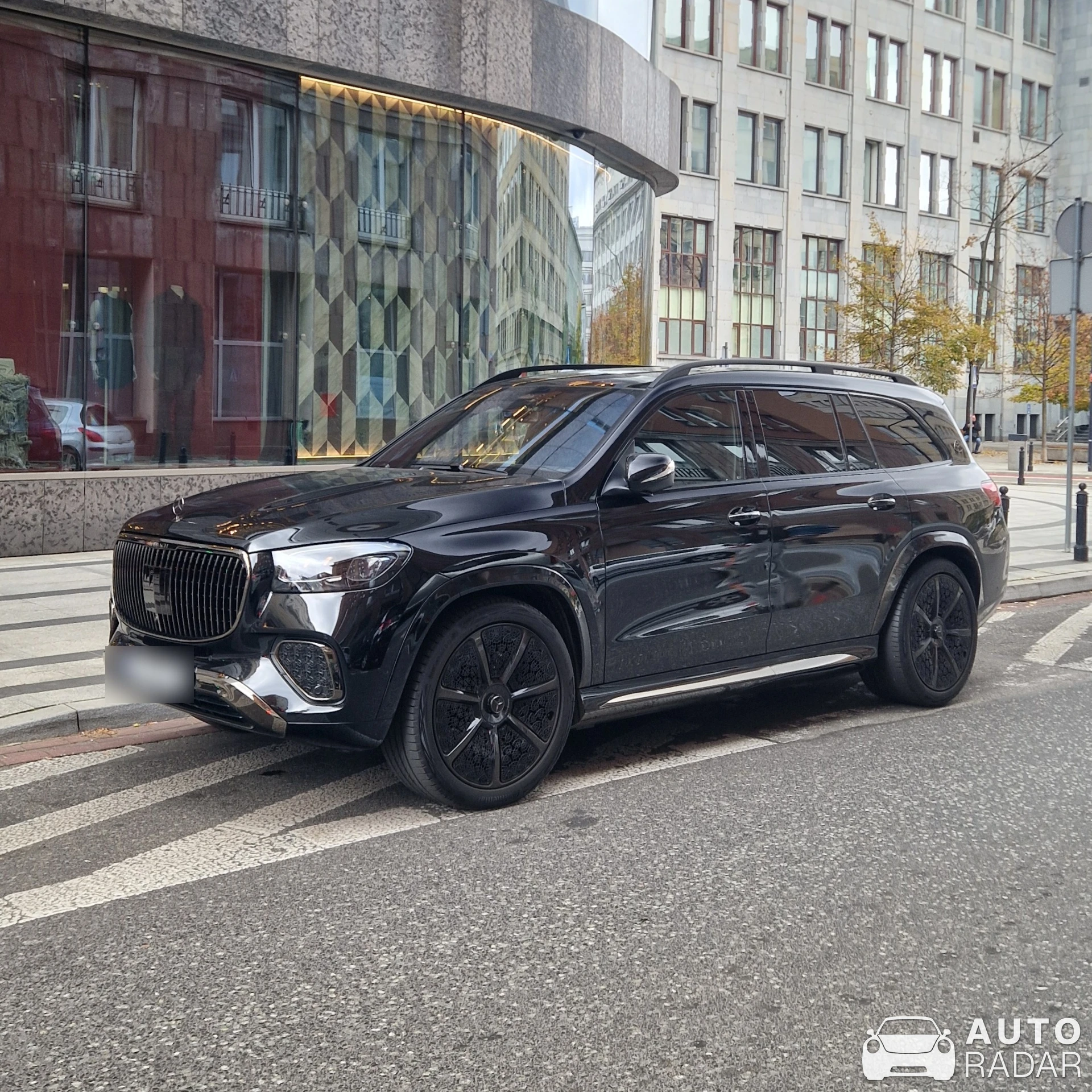 Mercedes-Maybach GLS 600 Night Series spotted in Warszawa, Poland