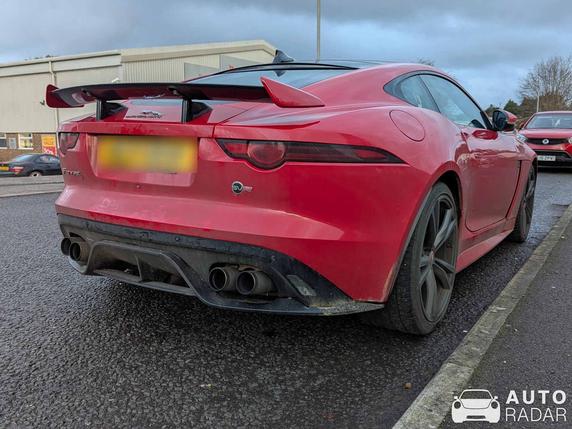 Jaguar F-Type SVR Coupé spotted in Yeovil, United Kingdom