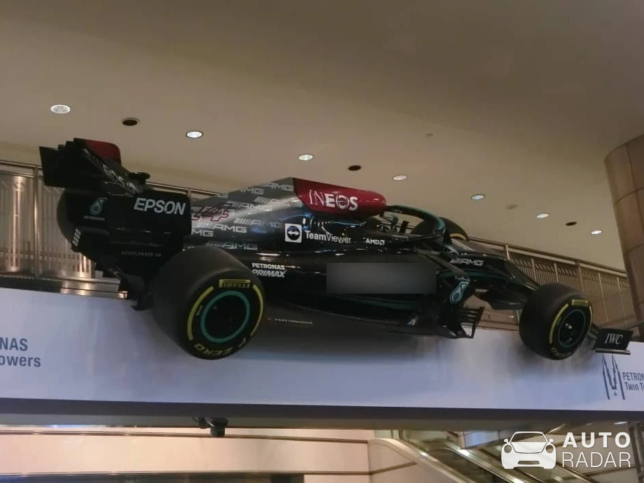 Mercedes-AMG F1 W12 EQ Power+ spotted in Kuala Lumpur