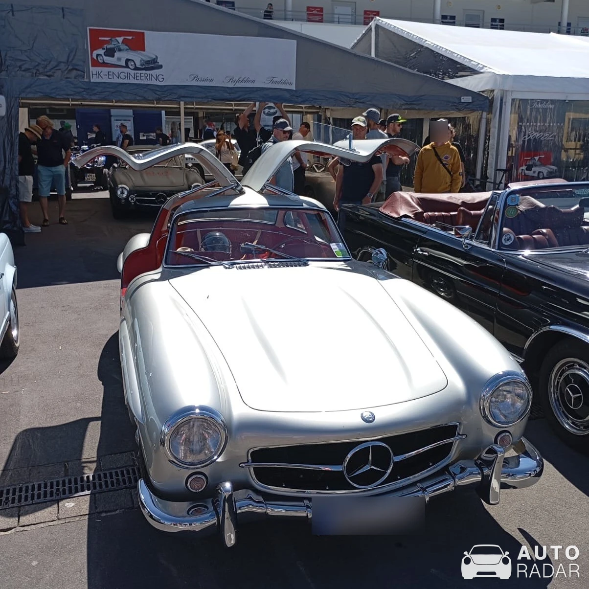 Mercedes-Benz 300SL Gullwing spotted in Nürburg, Germany