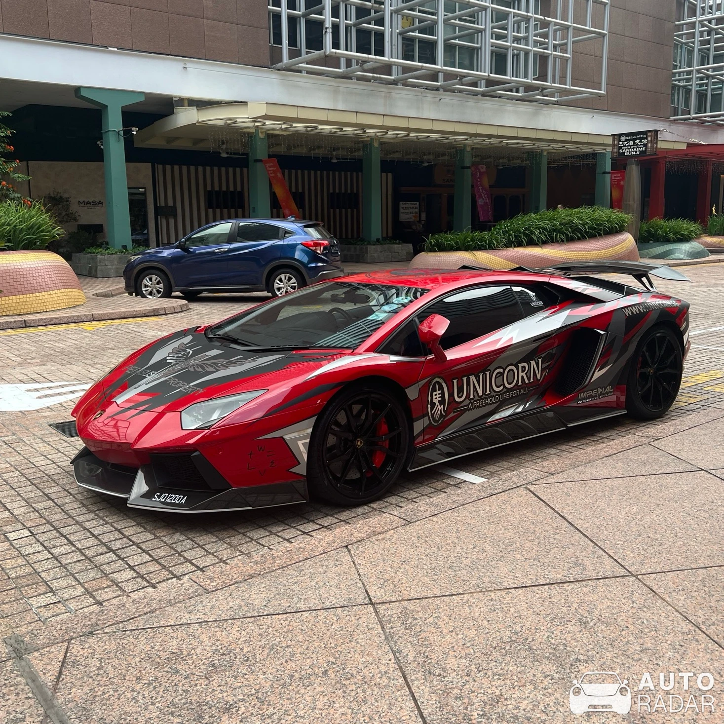 Lamborghini Aventador LP700-4 DMC Spezial Version spotted in Singapore