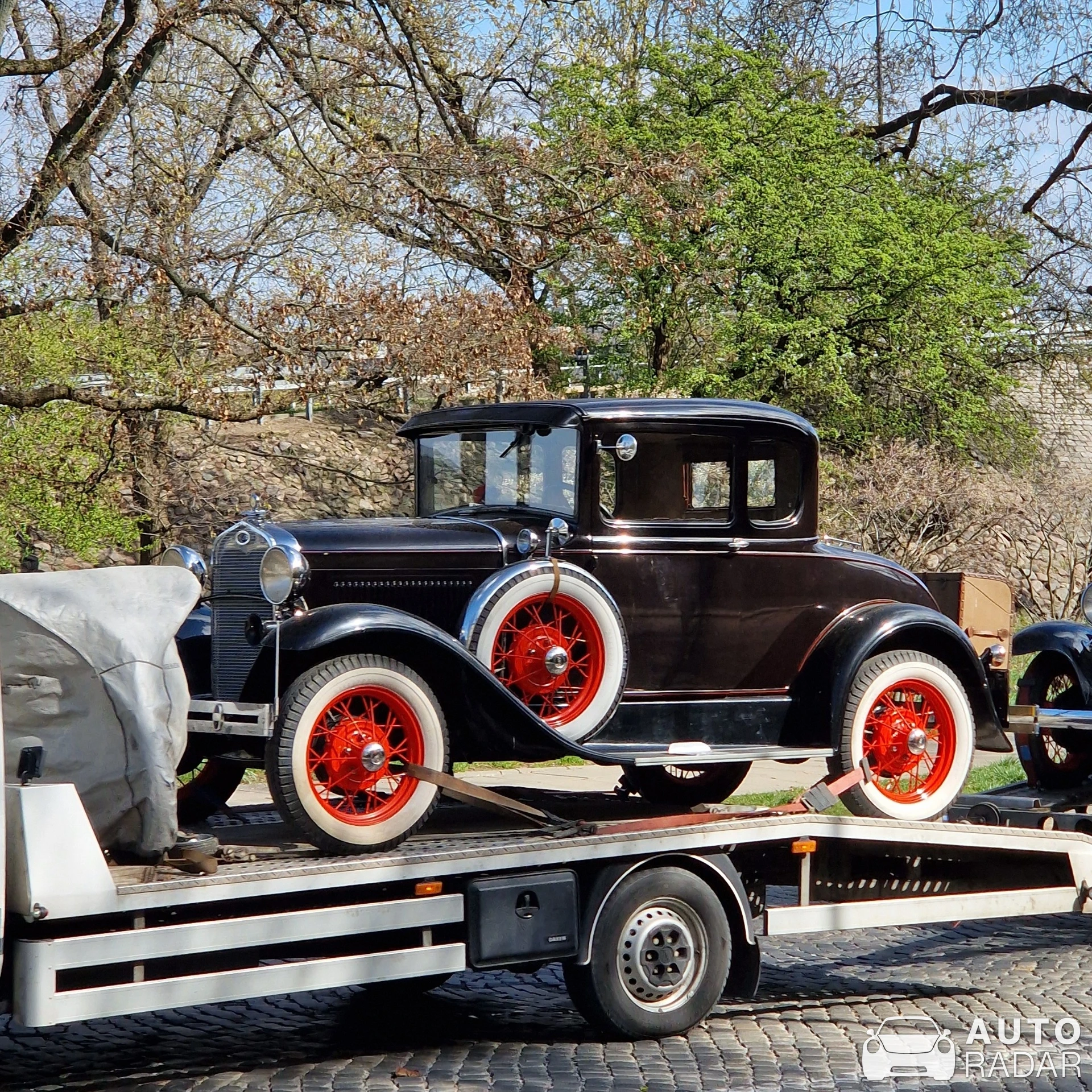 Ford Model A Deluxe Coupe spotted in Warszawa