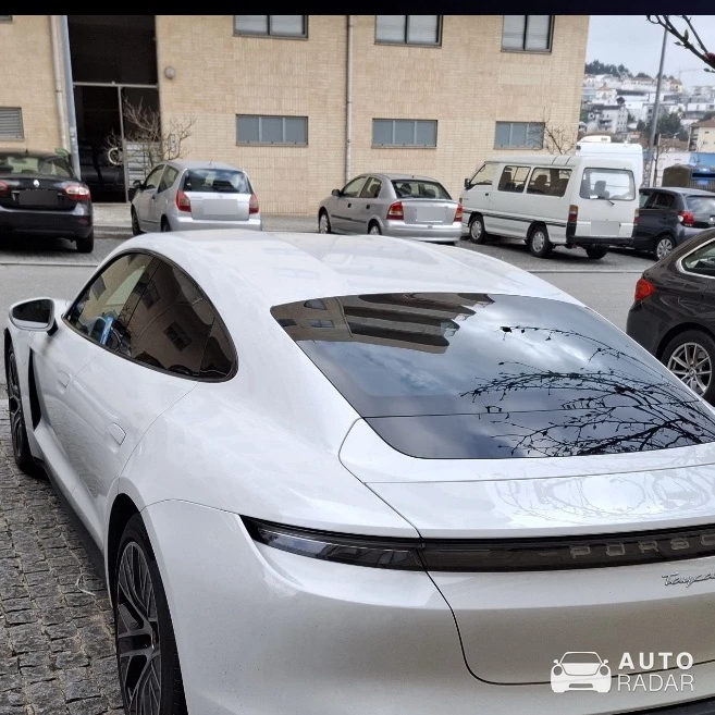 Porsche Taycan spotted in Fânzeres, Portugal