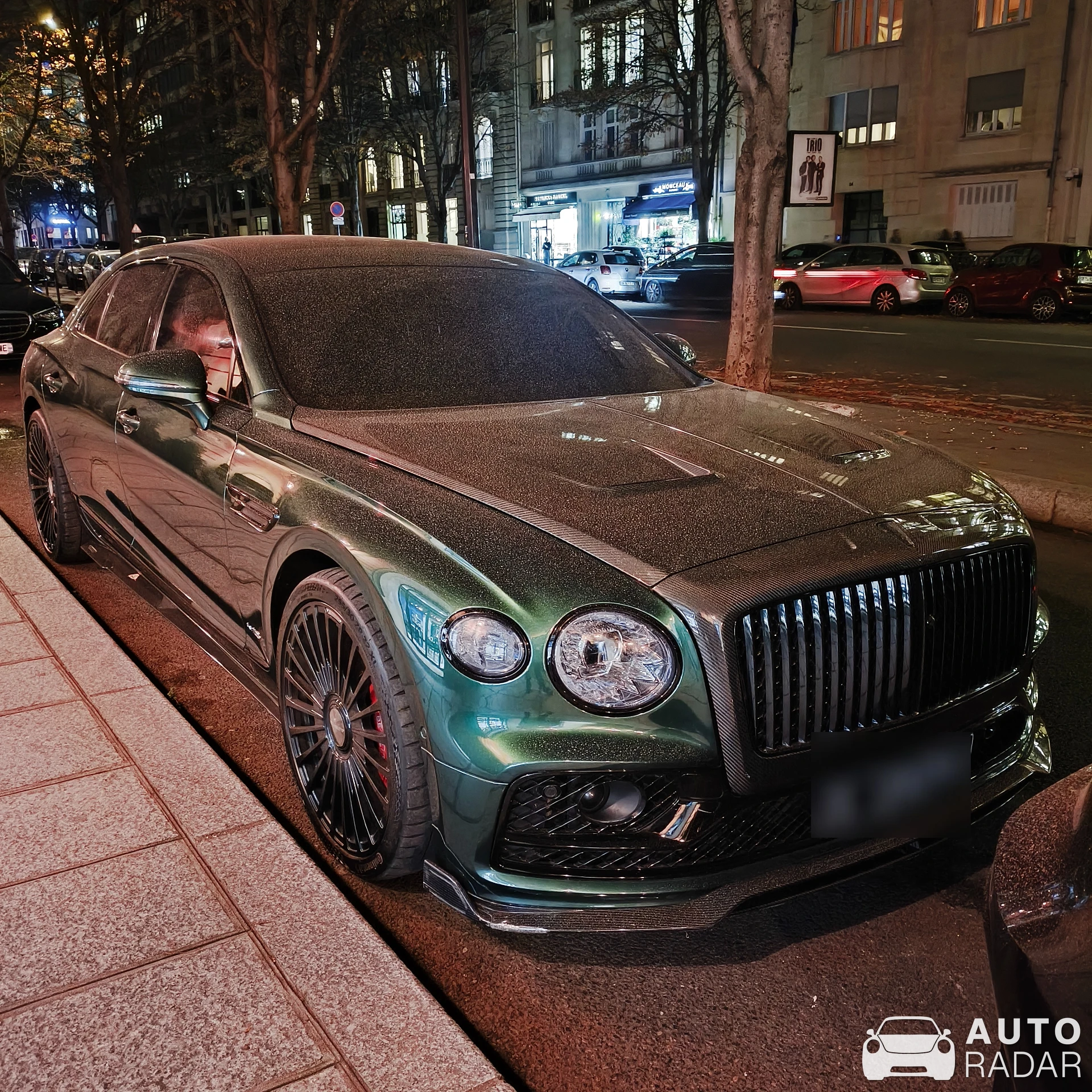 Bentley Continental Flying Spur Mansory  spotted in Paris