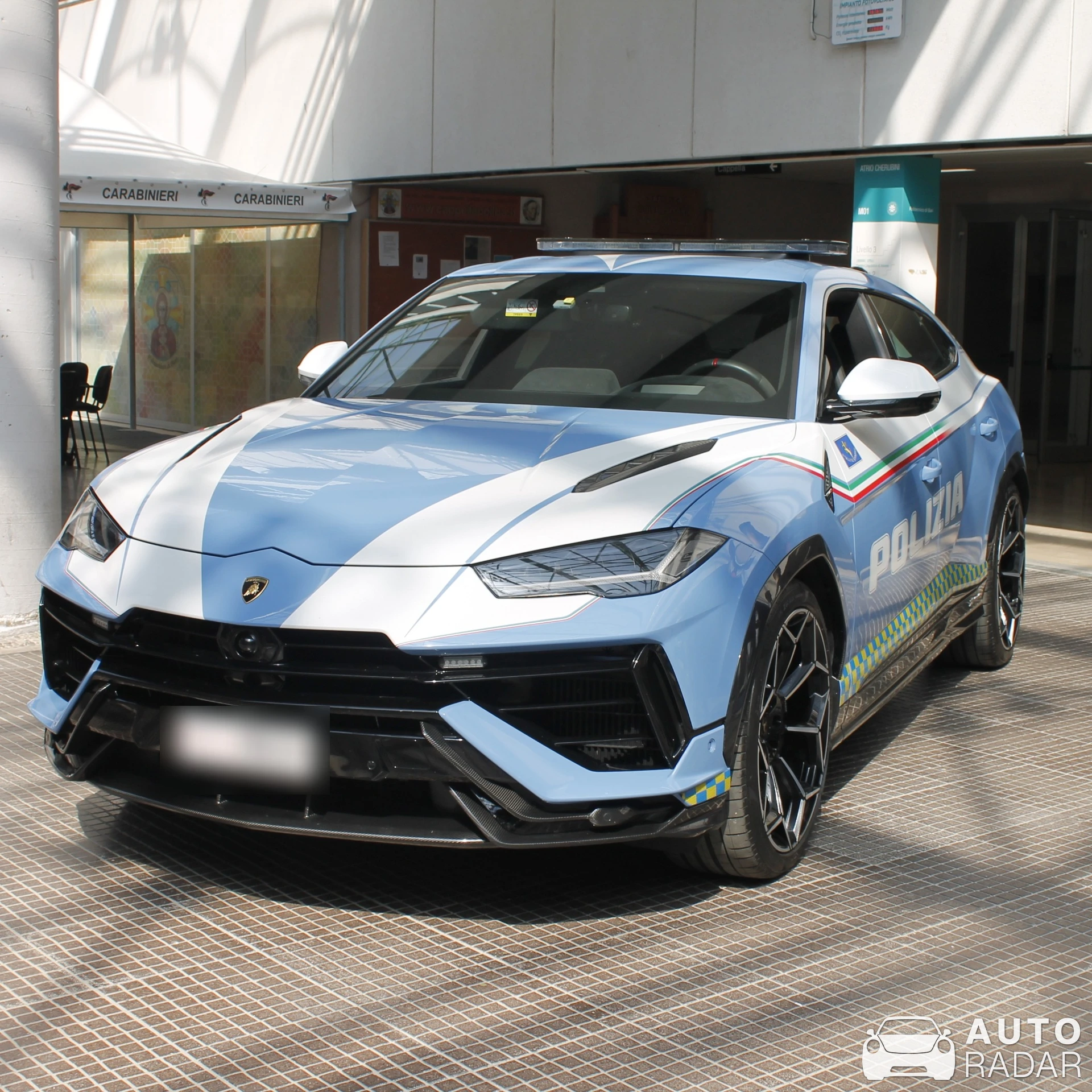 Lamborghini Urus Performante Polizia spotted in Bari
