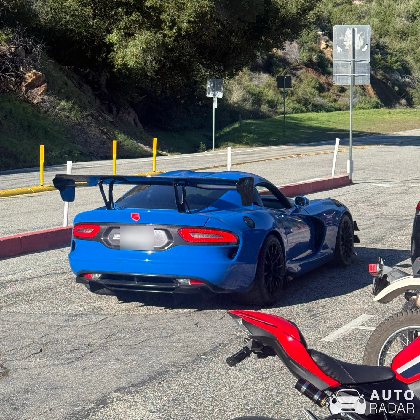 Dodge Viper TA spotted in Malibu