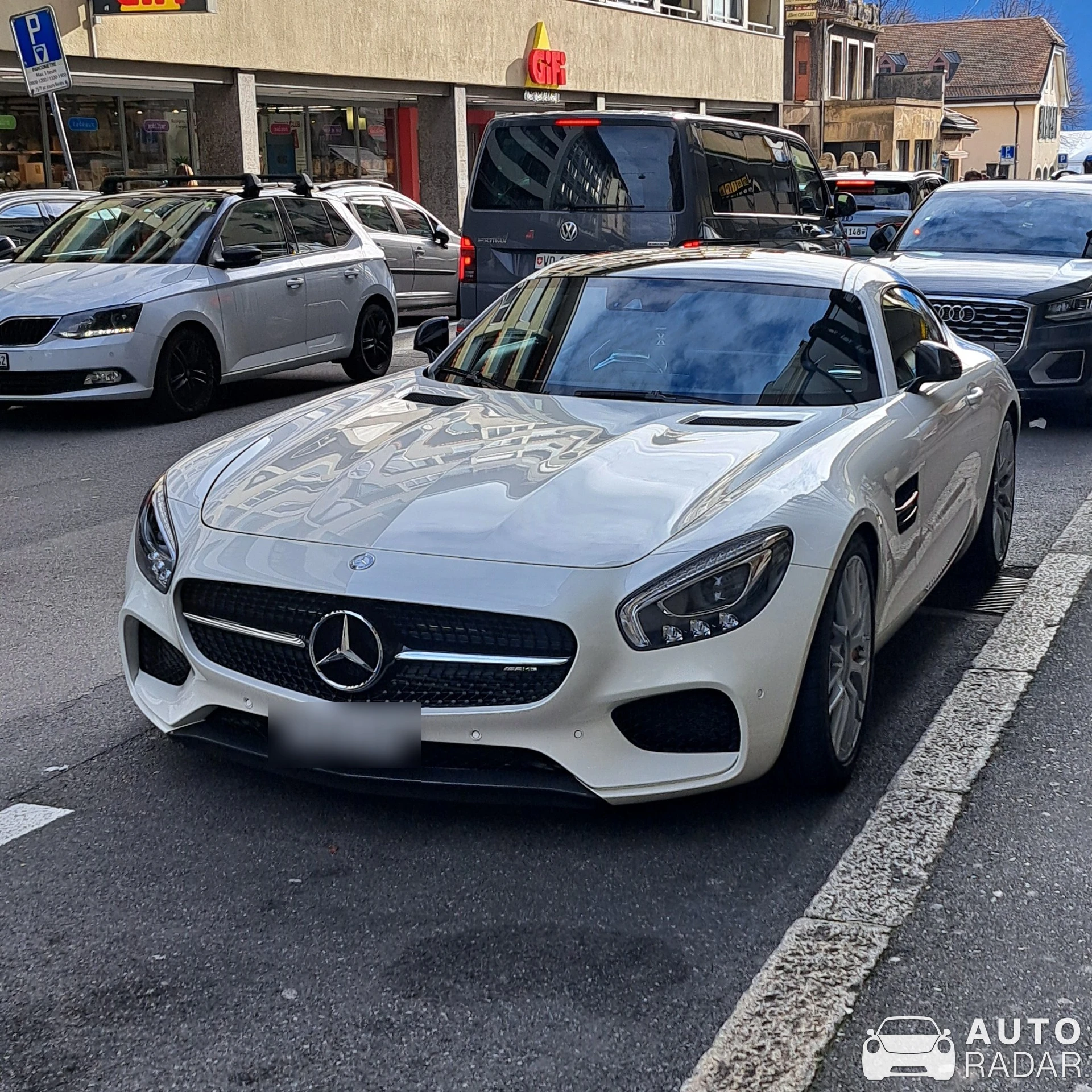 Mercedes-AMG GT S C190 spotted in Vevey, Suisse