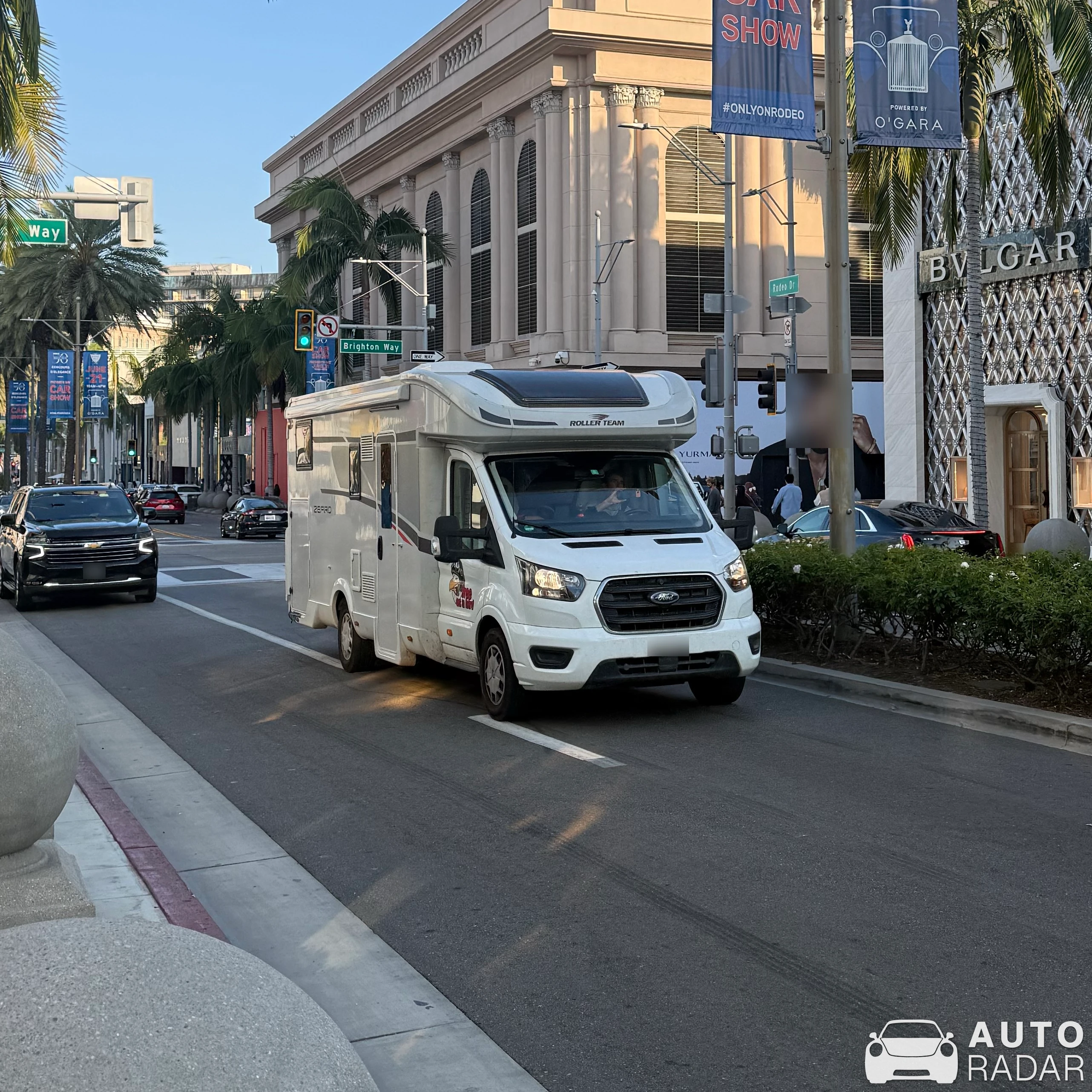 Ford Transit spotted in Beverly Hills