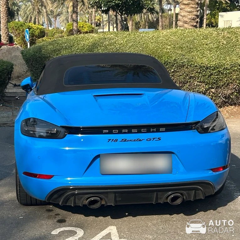 Porsche 718 Boxster GTS spotted in Dubai, United Arab Emirates