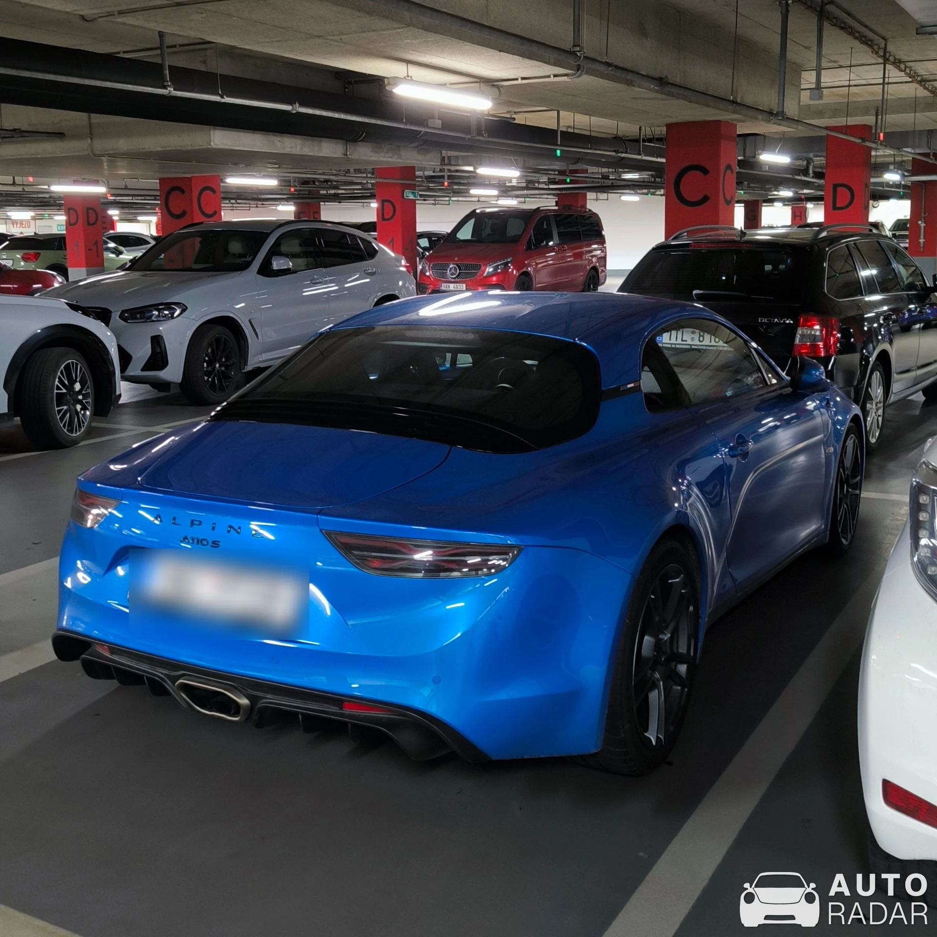 Alpine A110 S 2022 spotted in Ostrava