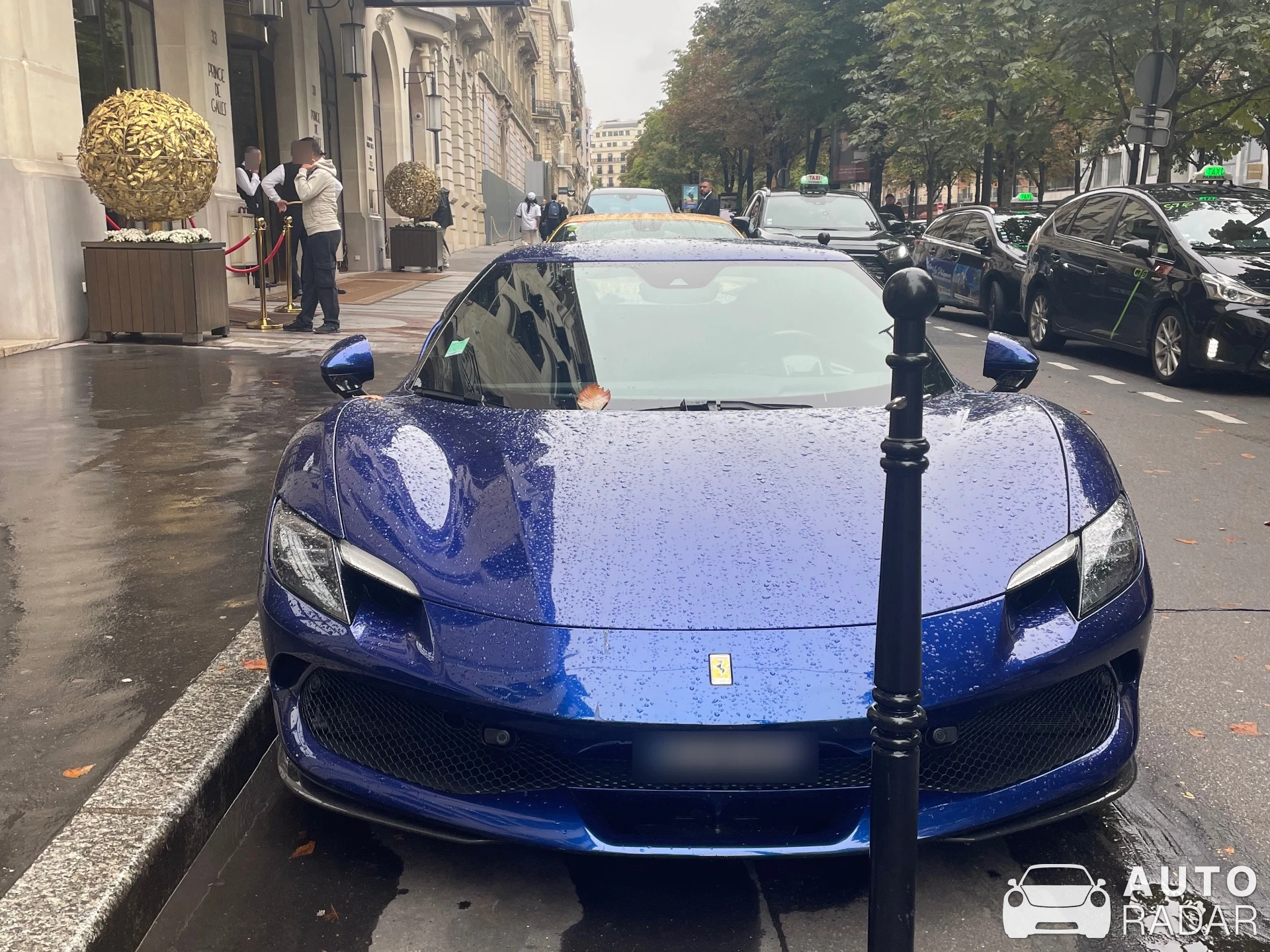 Ferrari F8 Tributo spotted in Paris, France