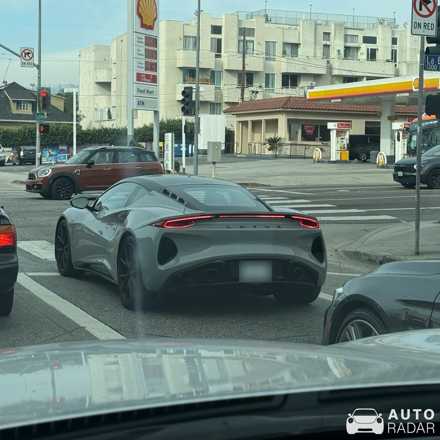 Lotus Emira V6 spotted in Los Angeles, United States