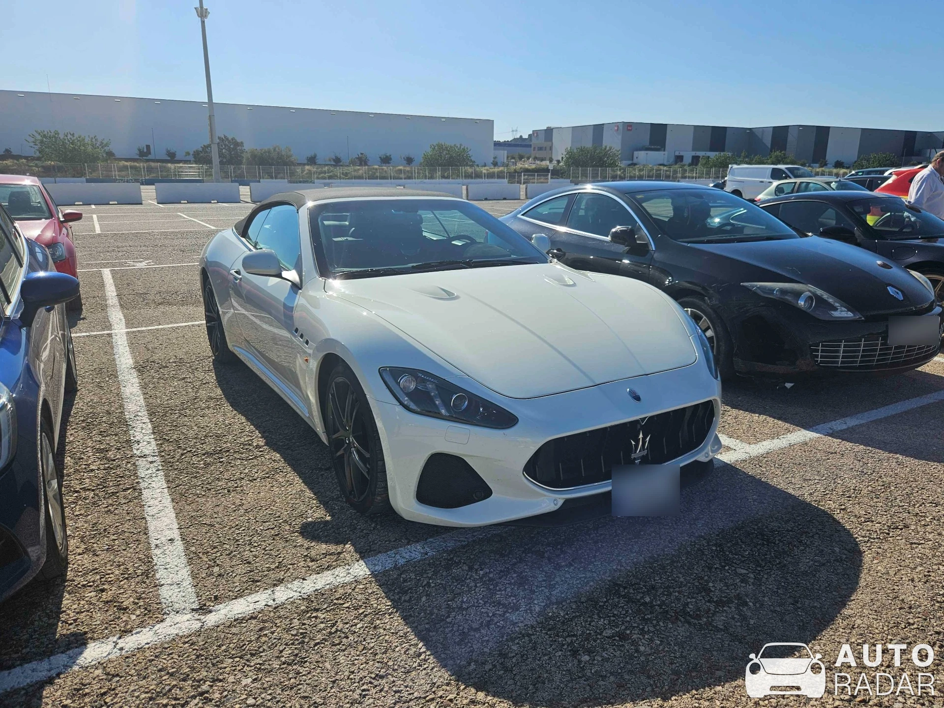 Maserati GranCabrio spotted in Cheste, Spain