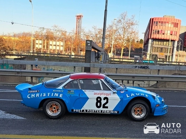 Alpine A110 1600 Group 4 Rallye spotted in Grand-Lancy