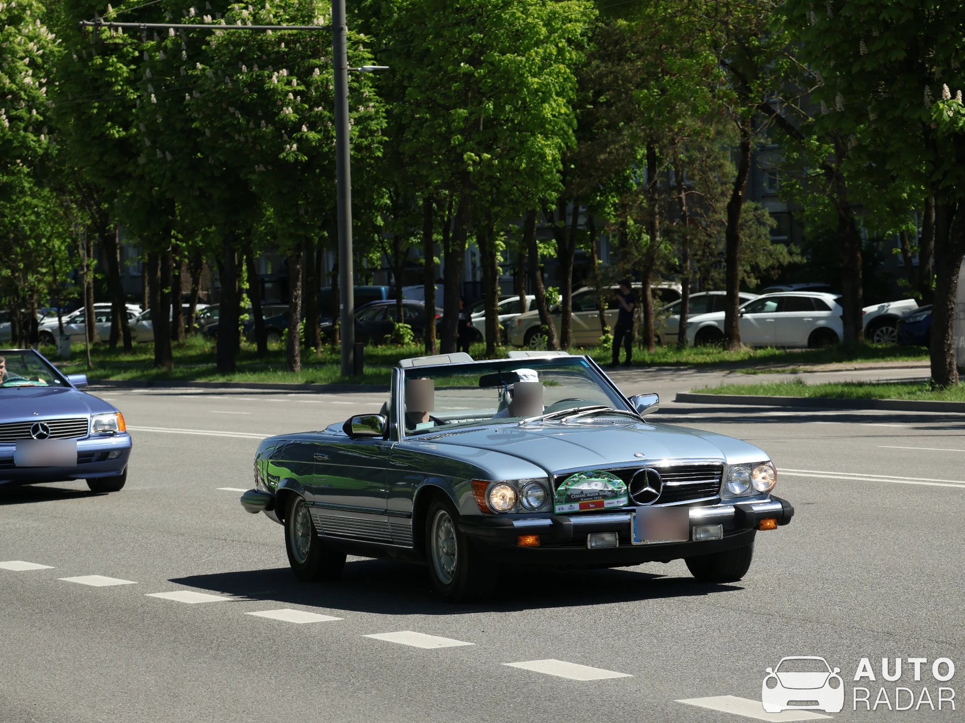 Mercedes-Benz SL 380 R107 spotted in Kaunas
