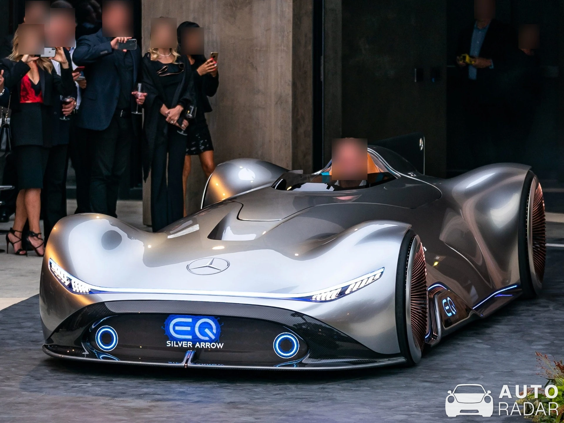 Mercedes-Benz Vision EQ Silver Arrow spotted in Dubai