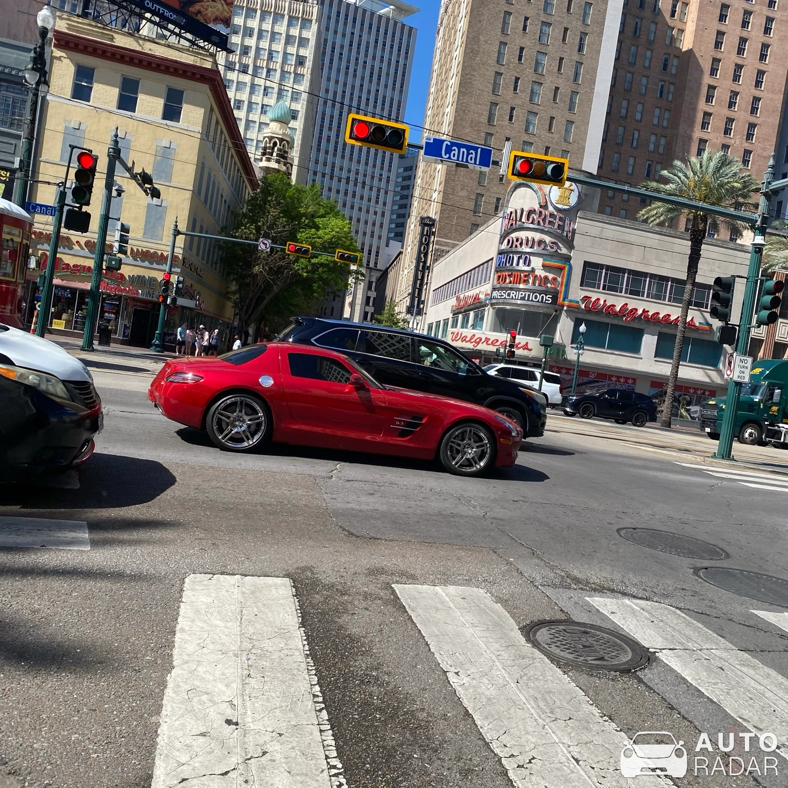 Mercedes-Benz SLS AMG spotted in New Orleans