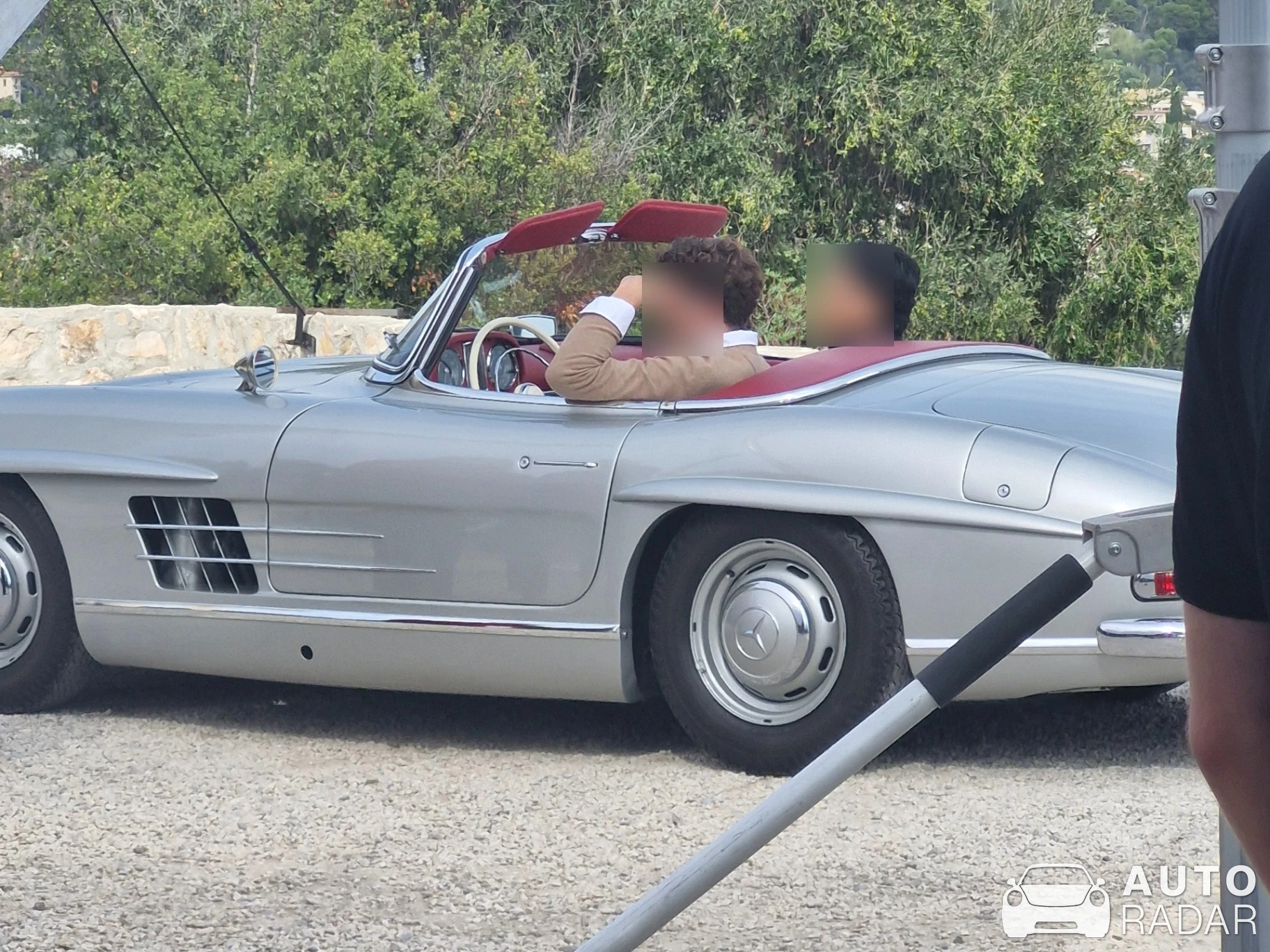 Mercedes-Benz 300SL Roadster spotted in Nice, France