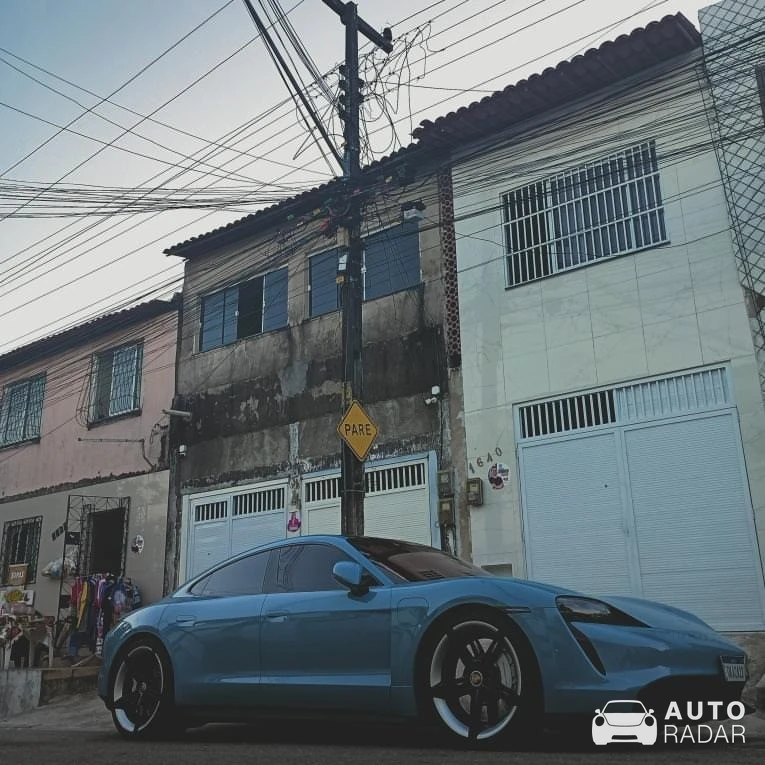 Porsche Taycan spotted in Jardim Iracema, Brazil