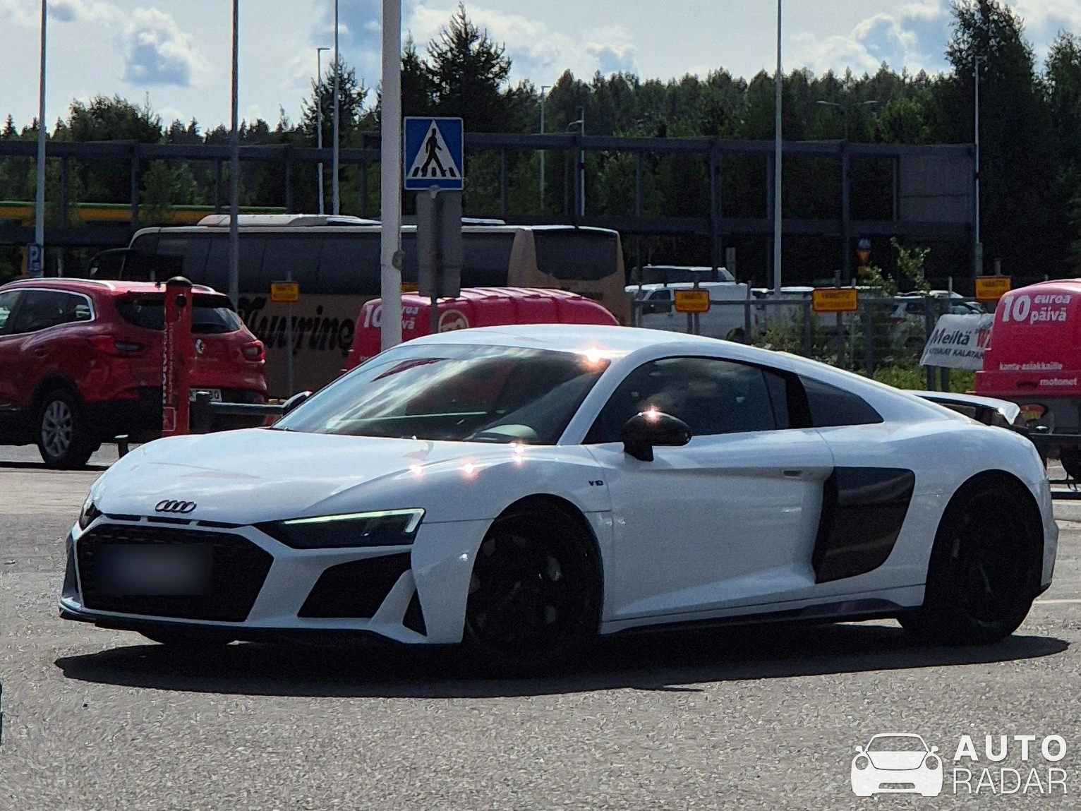 Audi R8 V10 2019 spotted in Hämeenlinna
