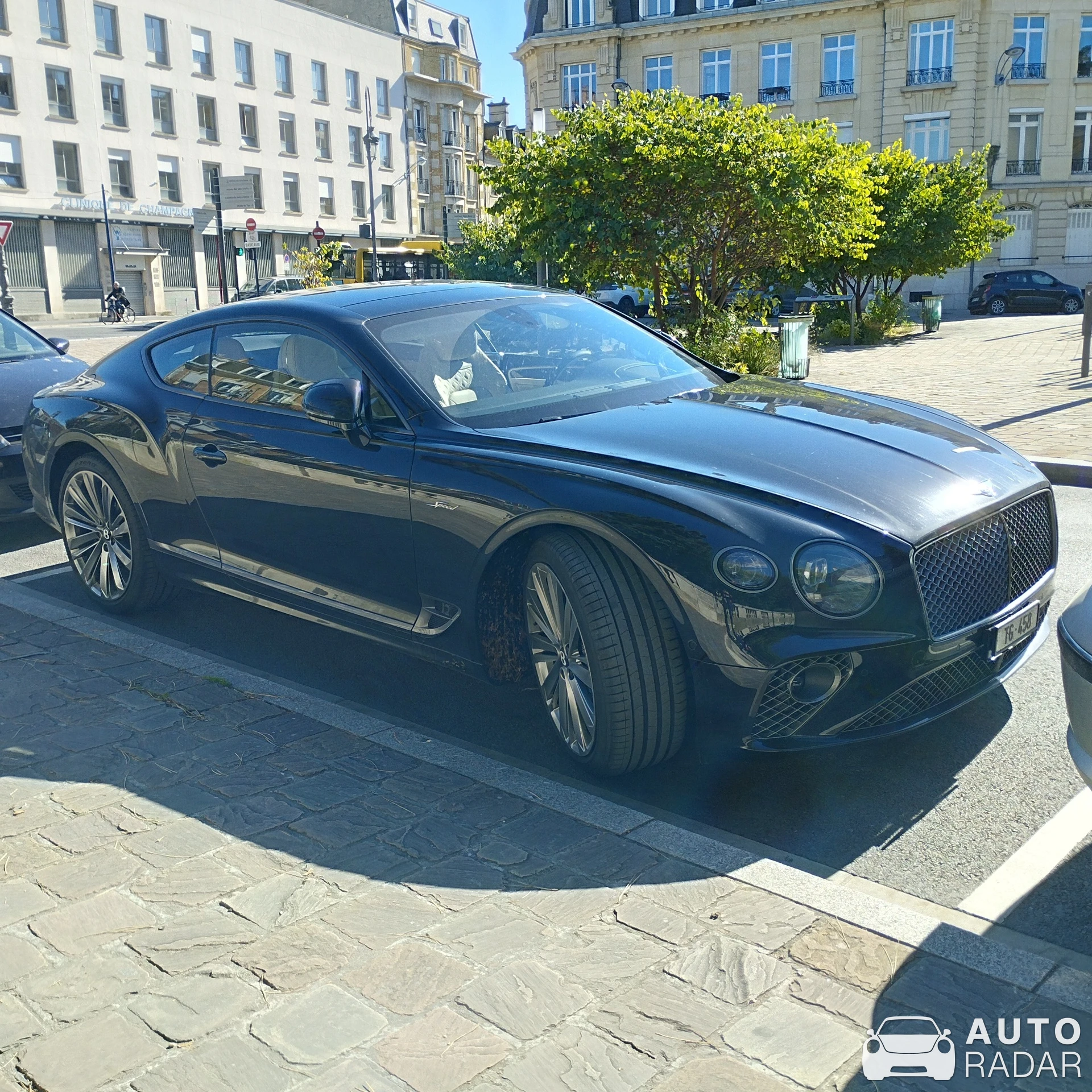 Bentley Continental GT spotted in Reims, France