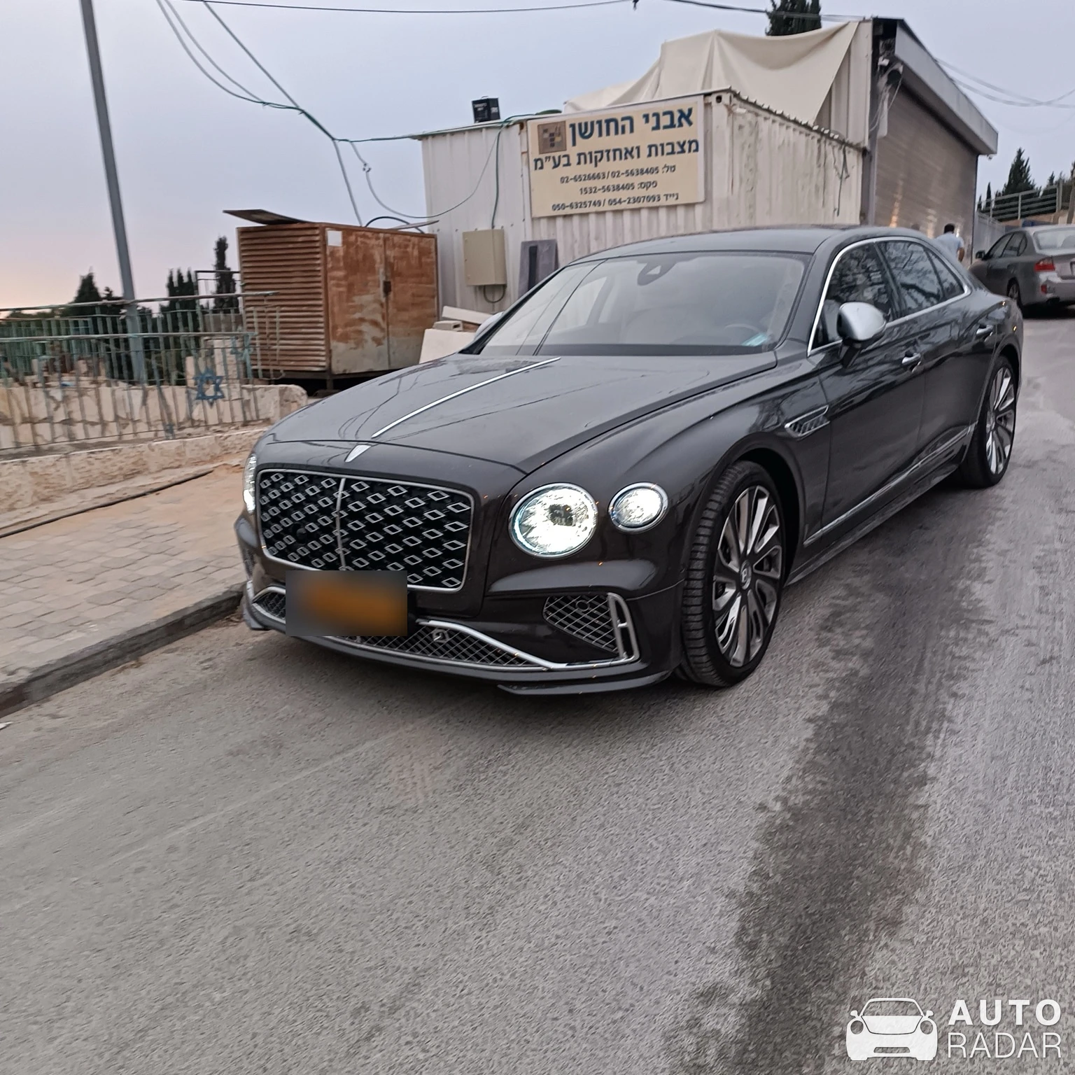 Bentley Flying Spur V8 2022 Mulliner spotted in ירושלים