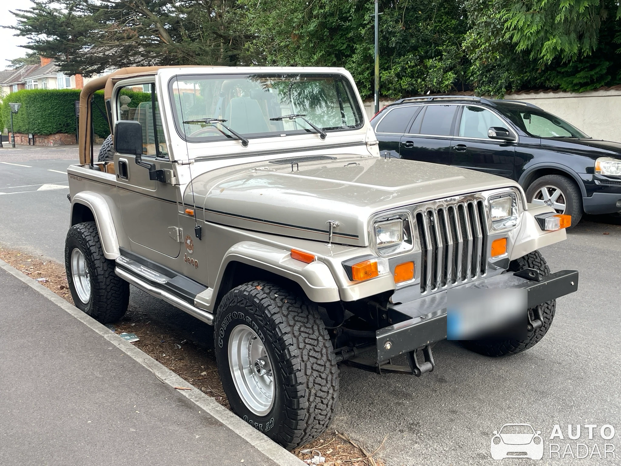 Jeep Wrangler Sahara spotted