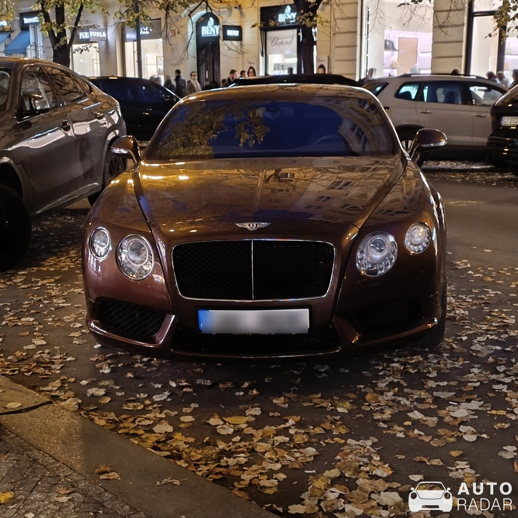 Bentley Continental GT spotted in Praha 1, Czechia