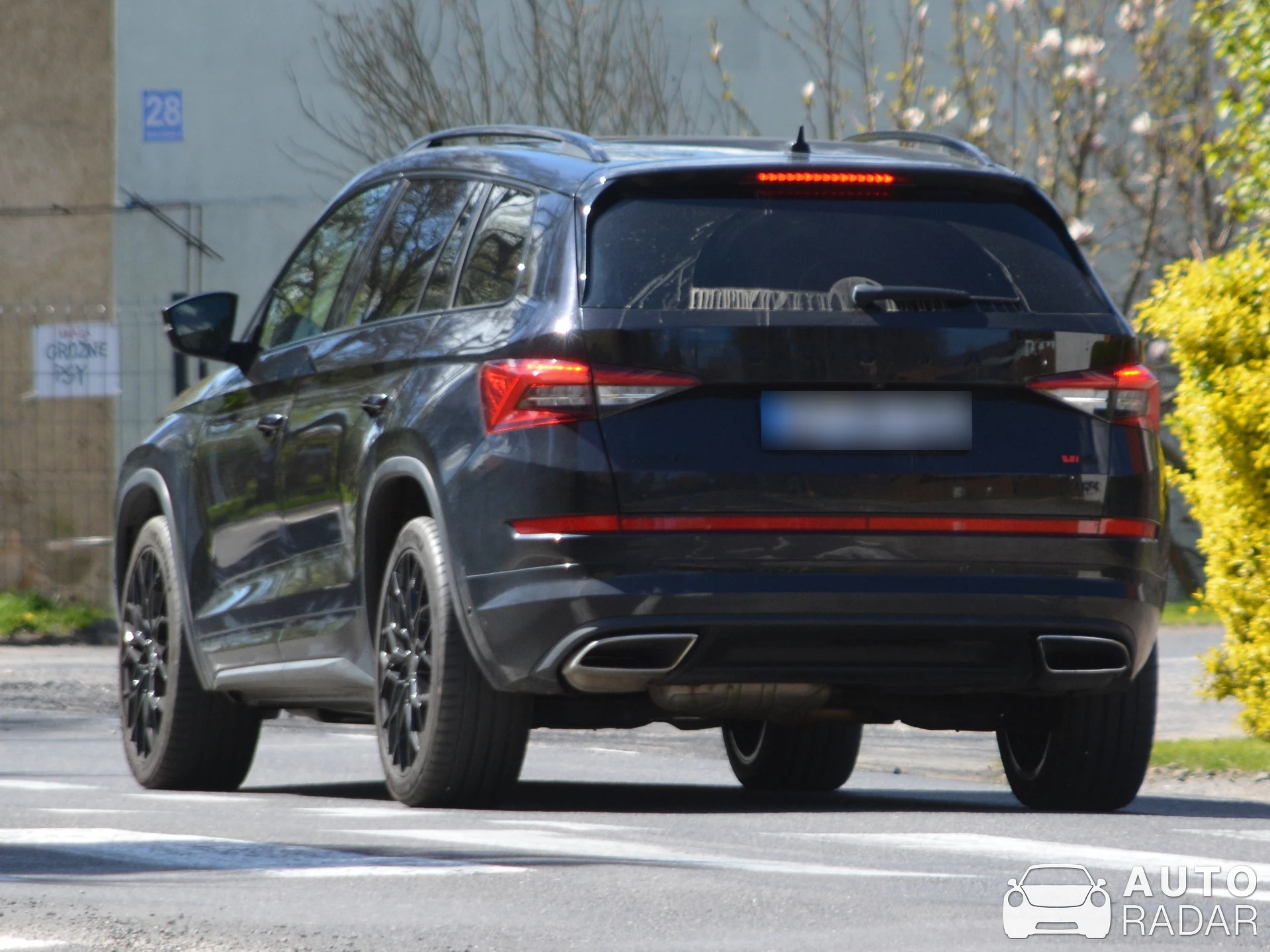 Škoda Kodiaq vRS spotted in Bielanka