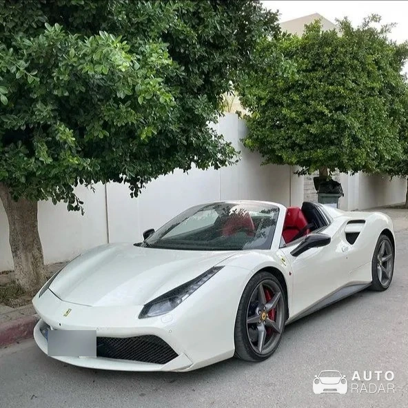 Ferrari 488 Spider spotted in Tunis, Tunisia